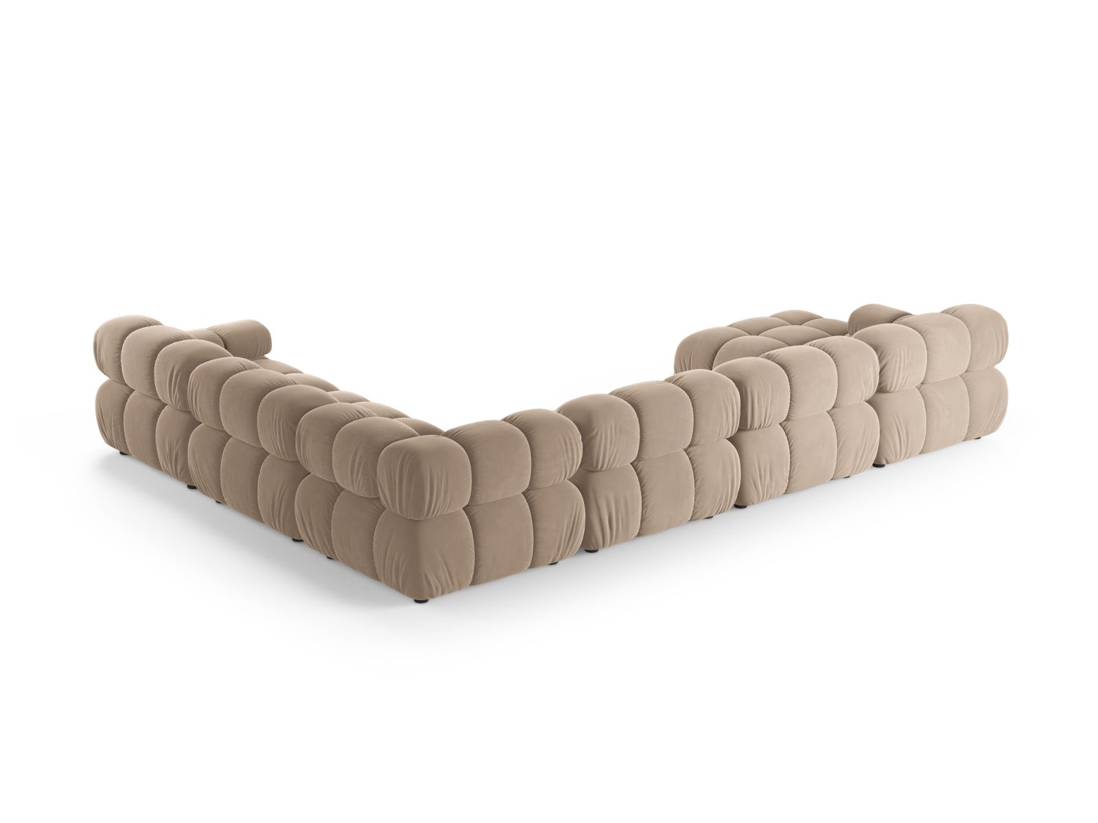 Elegantes 8-Sitzer Ecksofa Panoramic rechts Bellis von Micadoni, ideal für großzügige Wohnräume und gesellige Abende.