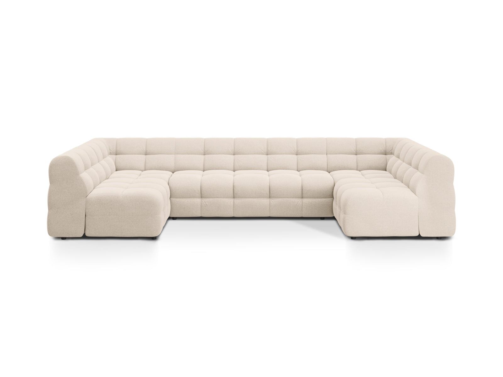 Kendal Panoramic Sofa 7 Sitzer in Beige-Ottawa präsentiert im Onlineshop von KAQTU Design AG. Ecksofa ist von Micadoni