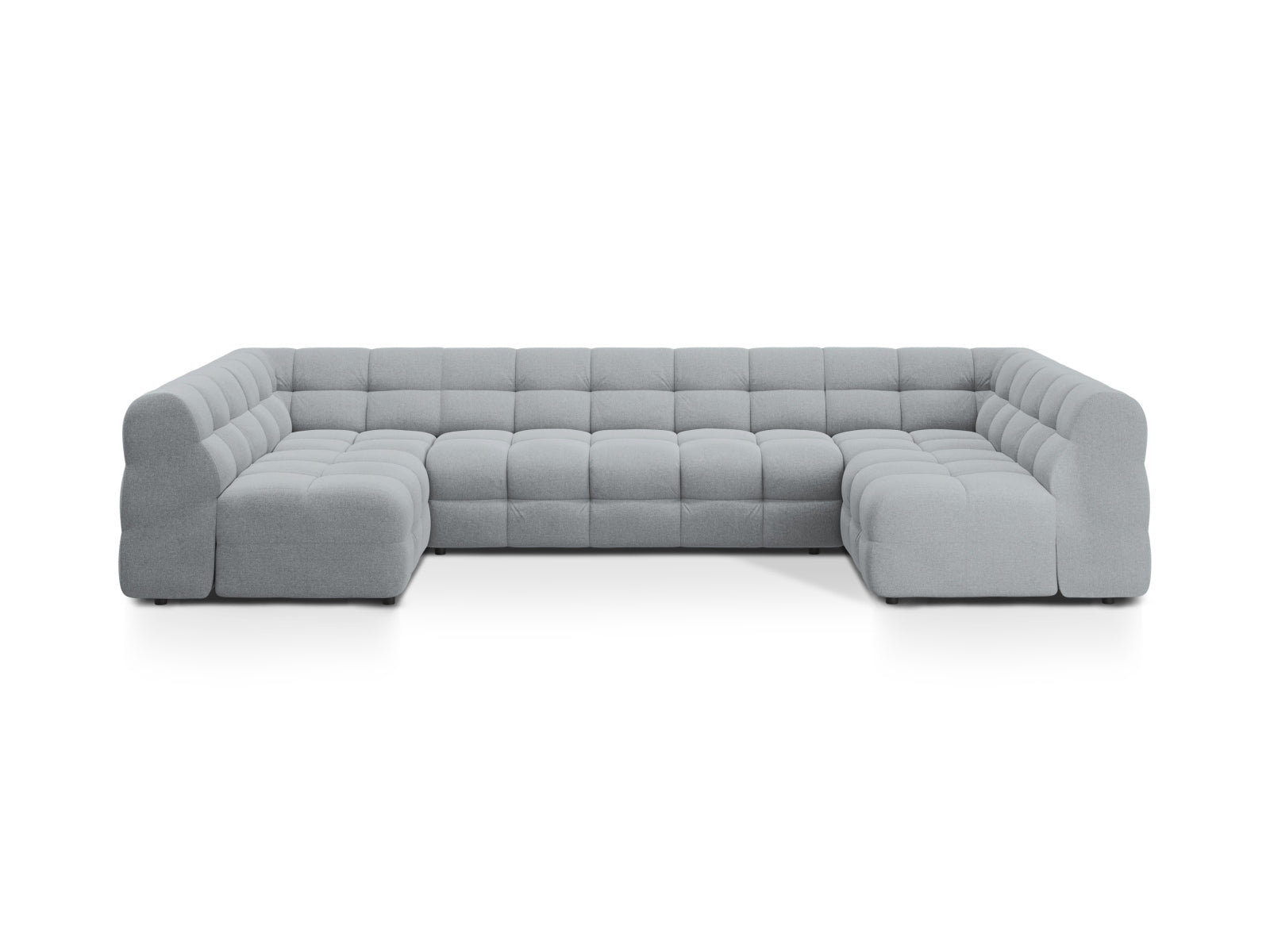 Kendal Panoramic Sofa 7 Sitzer in Platinum-Ottawa präsentiert im Onlineshop von KAQTU Design AG. Ecksofa ist von Micadoni