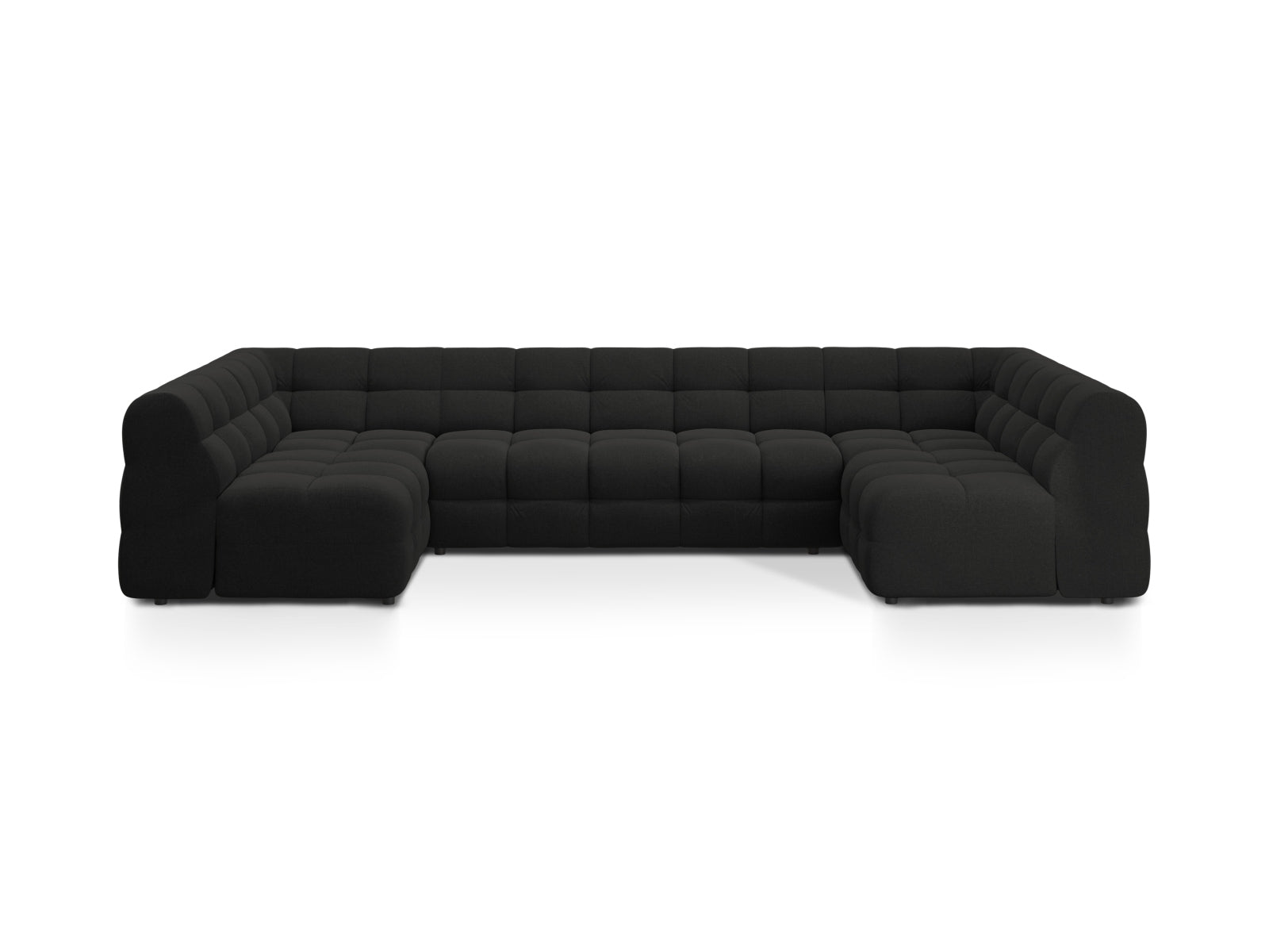 Kendal Panoramic Sofa 7 Sitzer in Black-Ottawa präsentiert im Onlineshop von KAQTU Design AG. Ecksofa ist von Micadoni