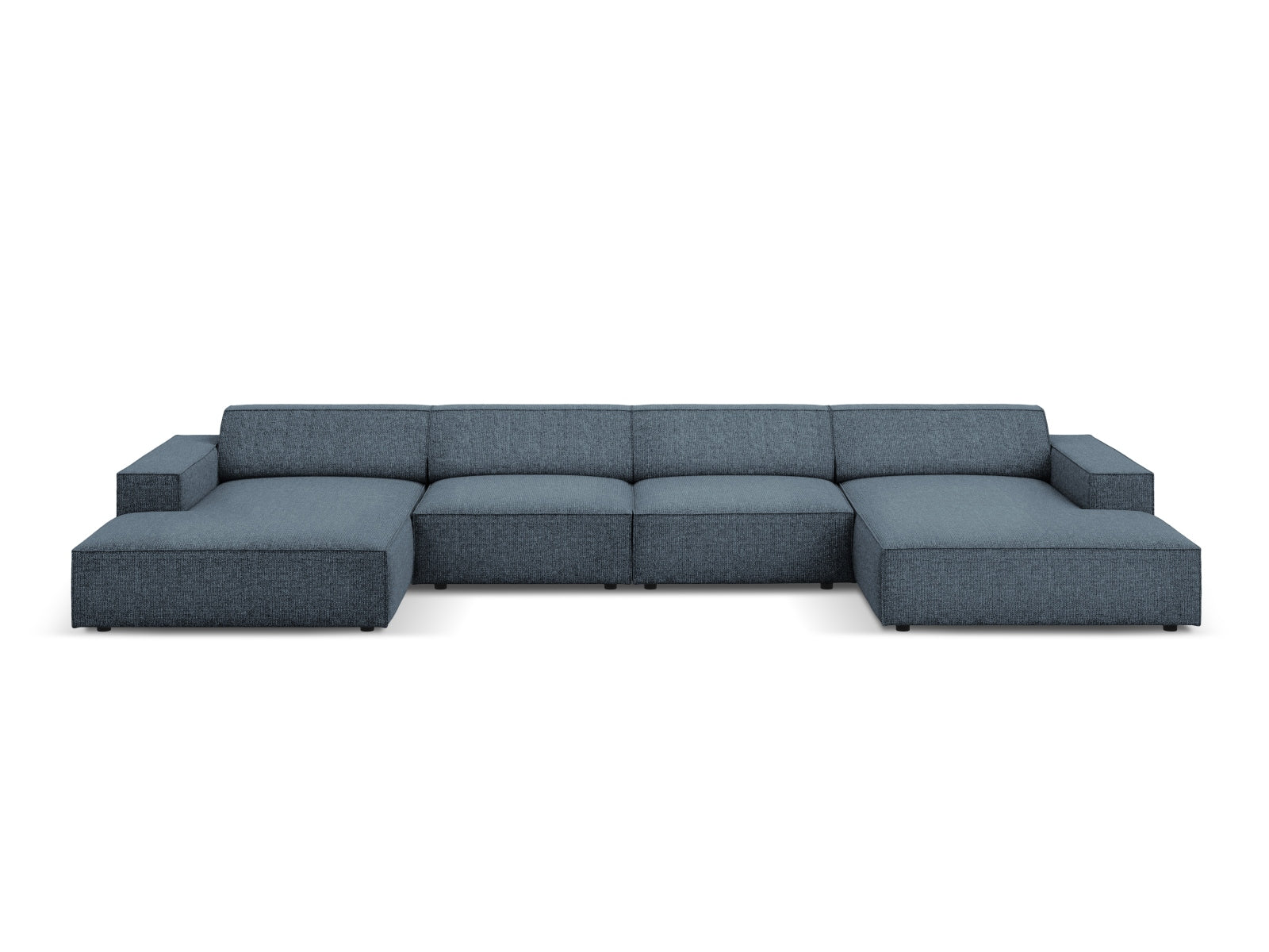 Jodie Modulares Panoramic Sofa 6 Sitzer in Royal Blue präsentiert im Onlineshop von KAQTU Design AG. 3er Sofa ist von Micadoni