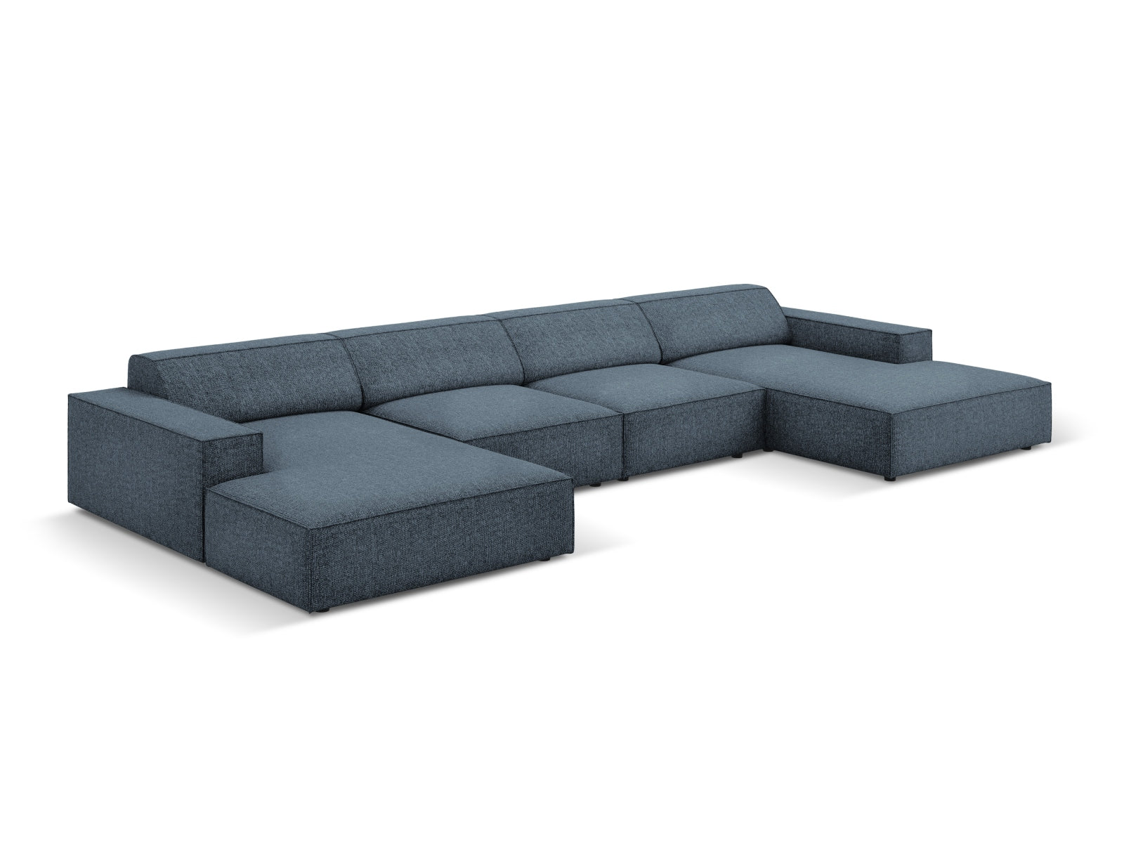 Jodie Modulares Panoramic Sofa 6 Sitzer in Royal Blue präsentiert im Onlineshop von KAQTU Design AG. 3er Sofa ist von Micadoni