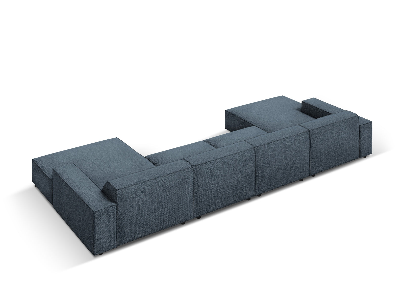Jodie Modulares Panoramic Sofa 6 Sitzer in Royal Blue präsentiert im Onlineshop von KAQTU Design AG. 3er Sofa ist von Micadoni