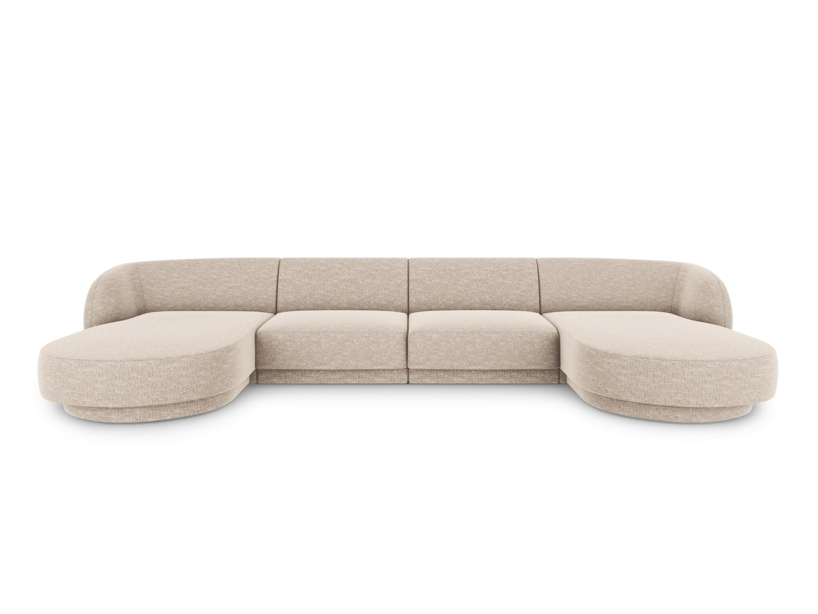 Miley Panoramic Sofa 5 Sitzer in Beige-Eden präsentiert im Onlineshop von KAQTU Design AG. 5er Sofa ist von Micadoni