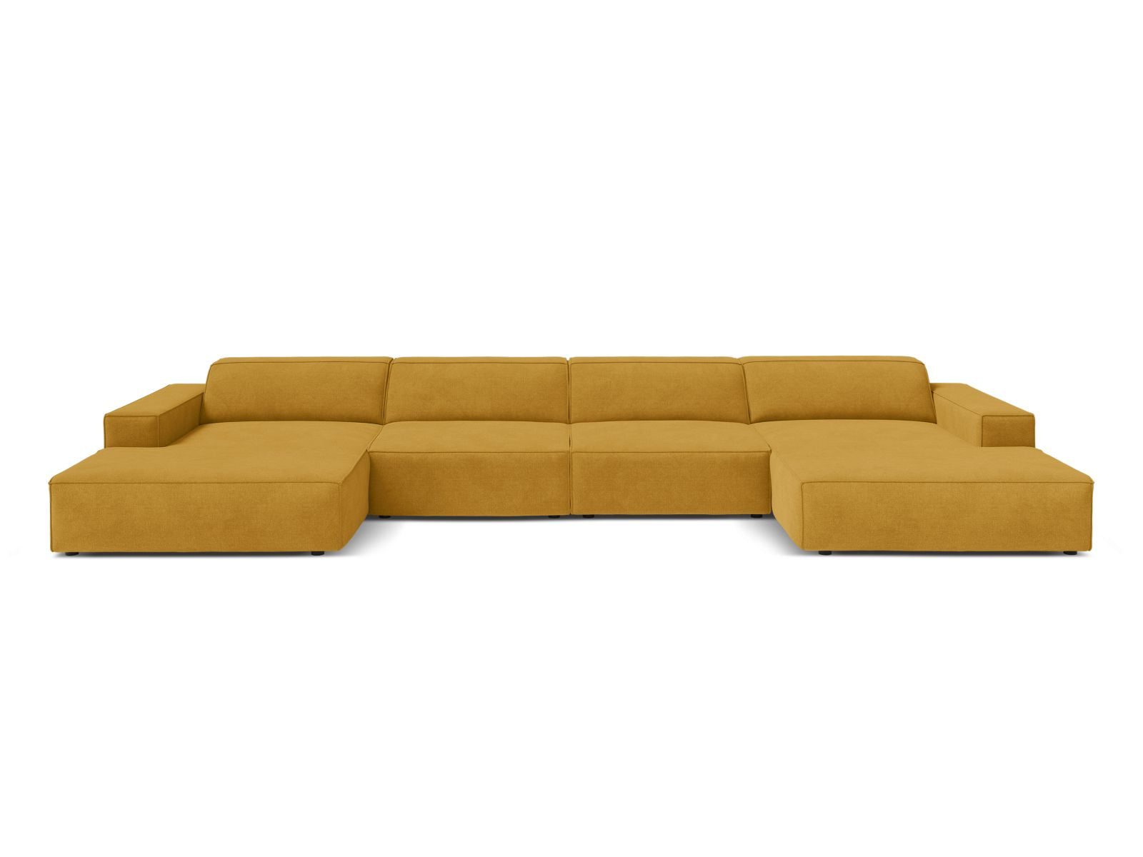 6-Sitzer Modular Panoramic Sofa Jodie in Yellow-Liberty präsentiert im Onlineshop von KAQTU Design AG. 5er Sofa ist von Micadoni