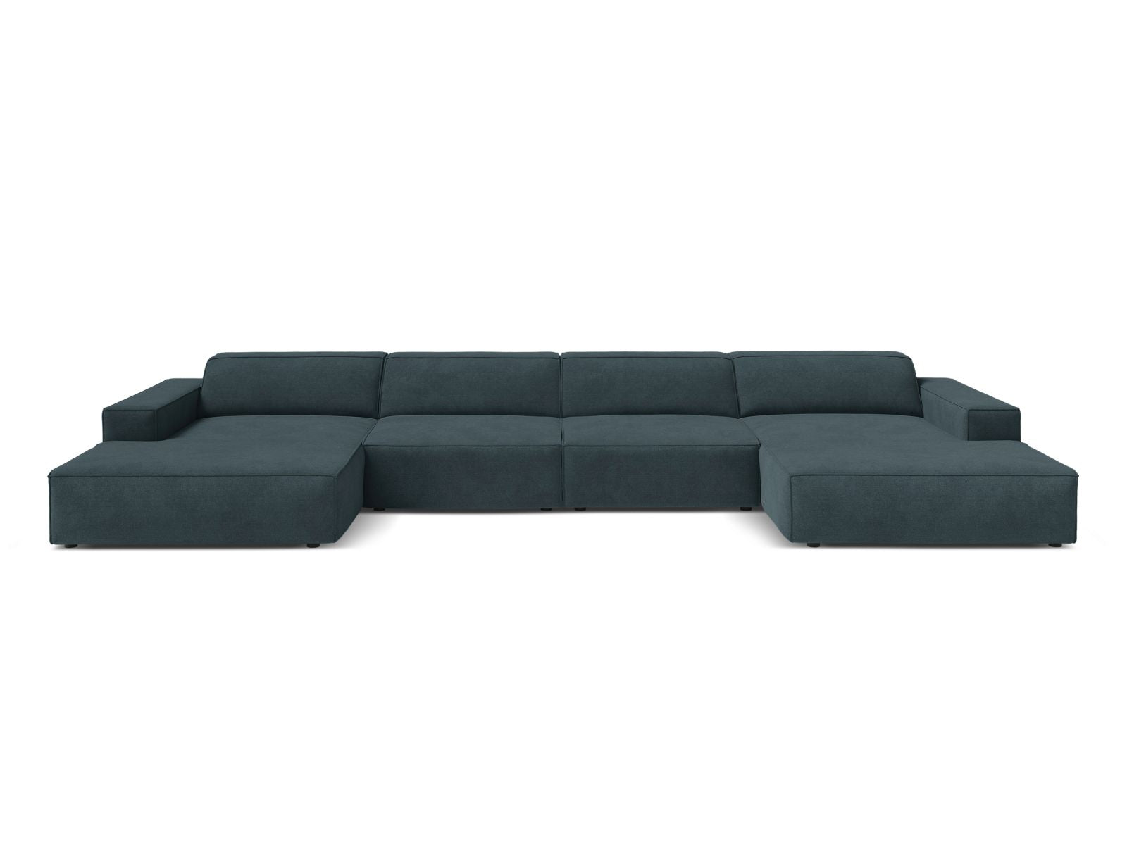 6-Sitzer Modular Panoramic Sofa Jodie in Deep Petrol-Liberty präsentiert im Onlineshop von KAQTU Design AG. 5er Sofa ist von Micadoni