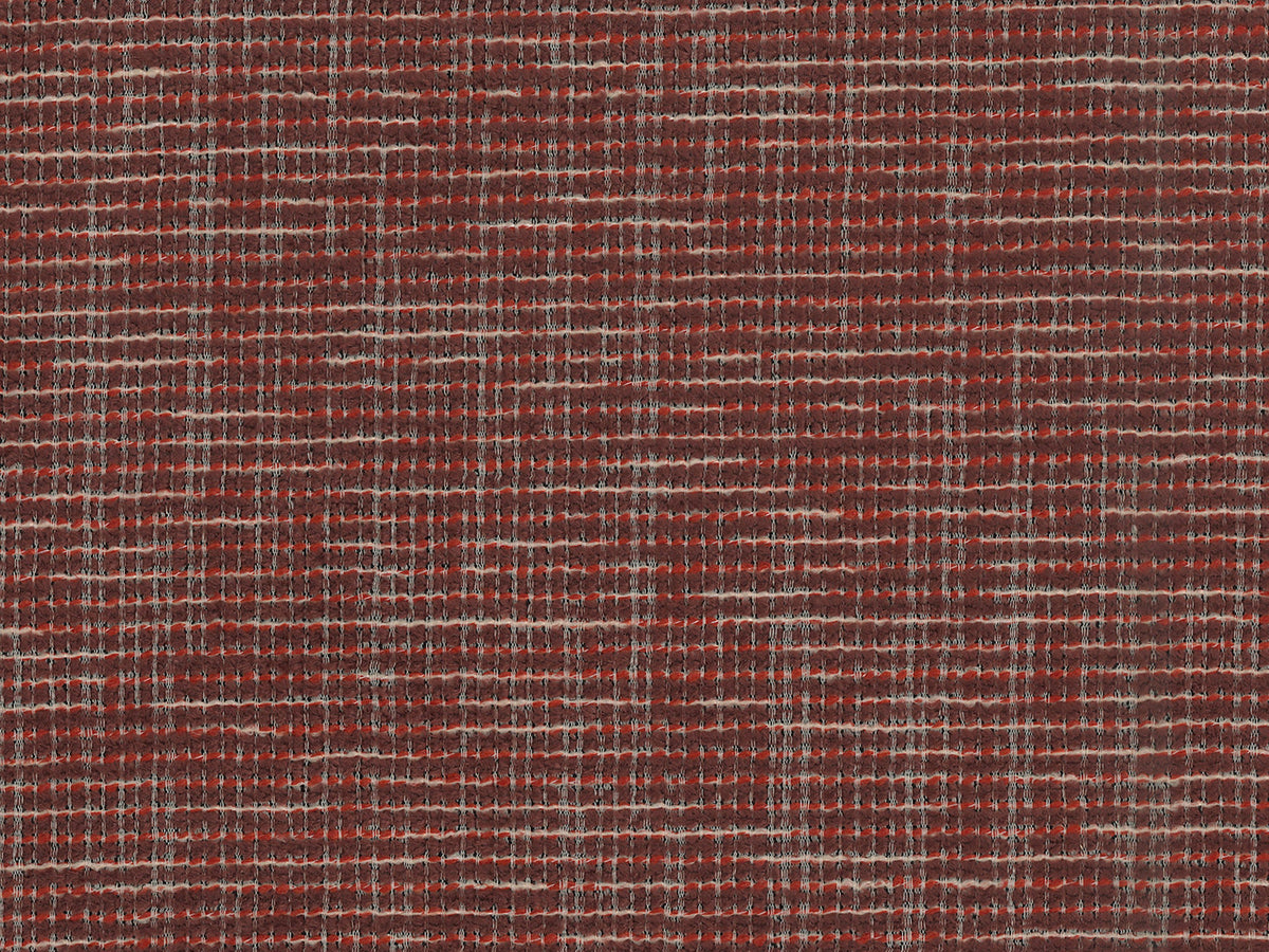 Blair Panoramasofa von Micadoni, 5er Sofa mit Massivholzrahmen, Chenille-Bezug Eden Beige und schwarzen Kunststoffbeinen, Ansicht von vorne.