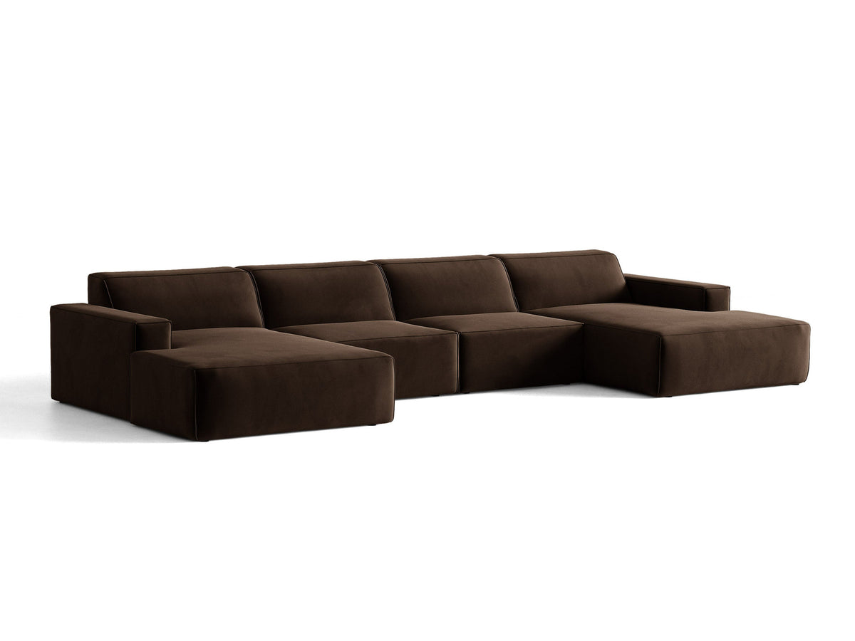 Jodie Modulares Panoramasofa von Micadoni – Ansicht 60