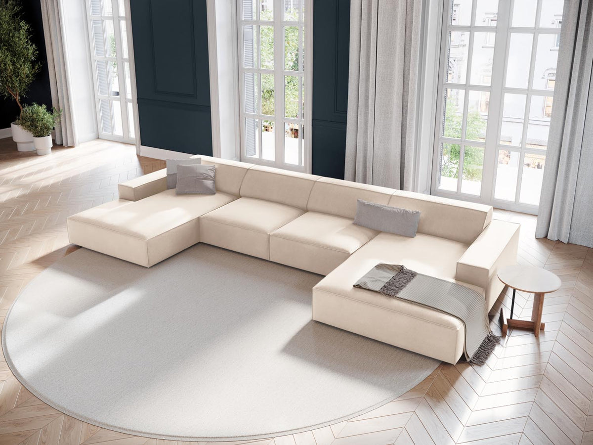 Jodie Modulares Panoramasofa von Micadoni – Wohnbeispiel