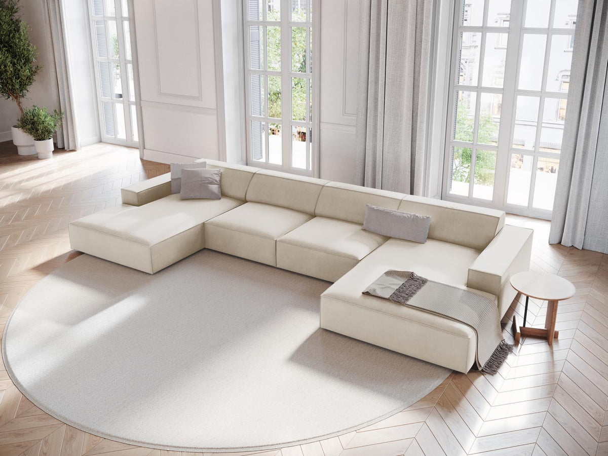 Jodie Modulares Panoramasofa von Micadoni – Wohnbeispiel