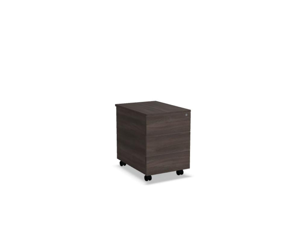 Mito MIT130 - Bürocontainer in Bernsteineiche präsentiert im Onlineshop von KAQTU Design AG. Korpus ist von Mdd