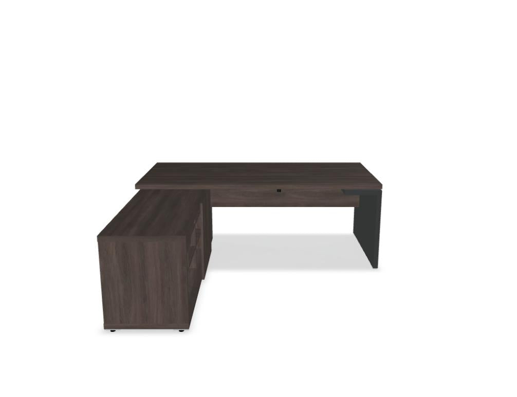 Mito MIT1L - Chefschreibtisch in Bernsteineiche präsentiert im Onlineshop von KAQTU Design AG. Schreibtisch ist von Mdd