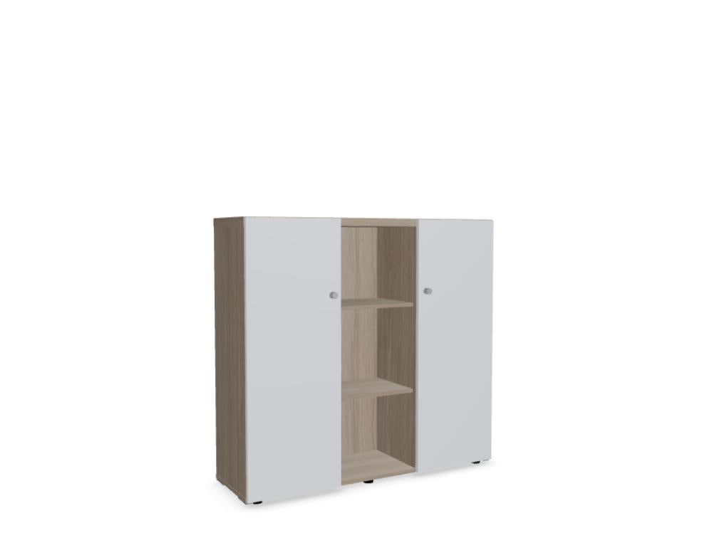 Mito MIT38 - Schrank in Schwarz präsentiert im Onlineshop von KAQTU Design AG. Büroschrank ist von Mdd