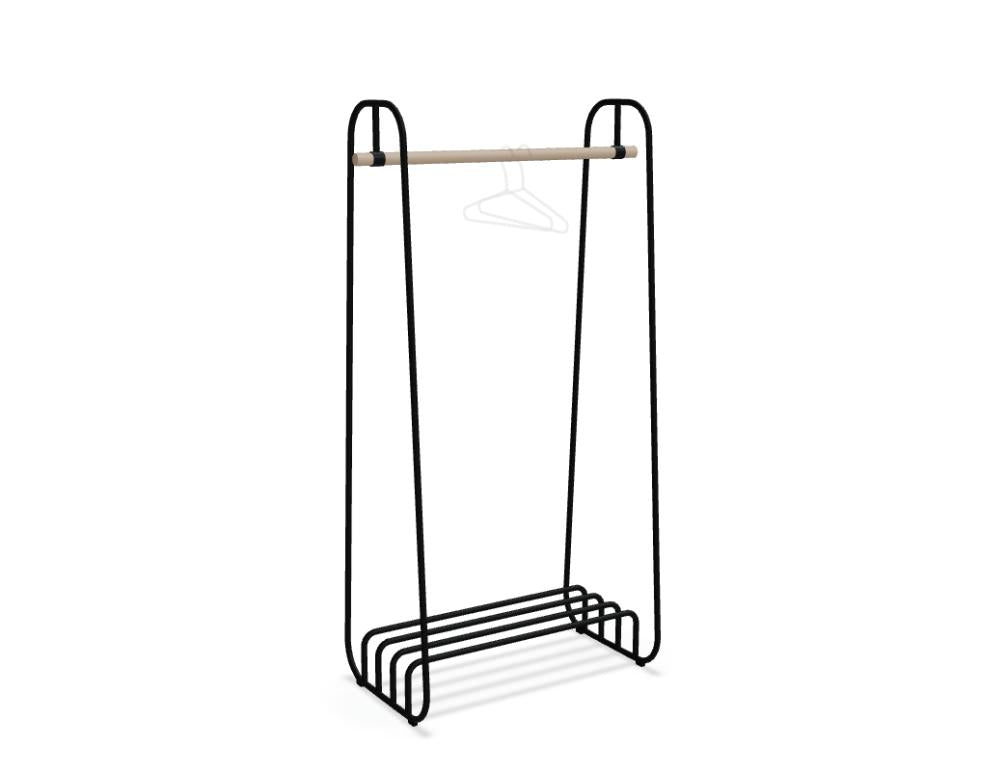Mono MN01 - Kleiderständer in Ziegelrot präsentiert im Onlineshop von KAQTU Design AG. Kleiderständer ist von Mdd