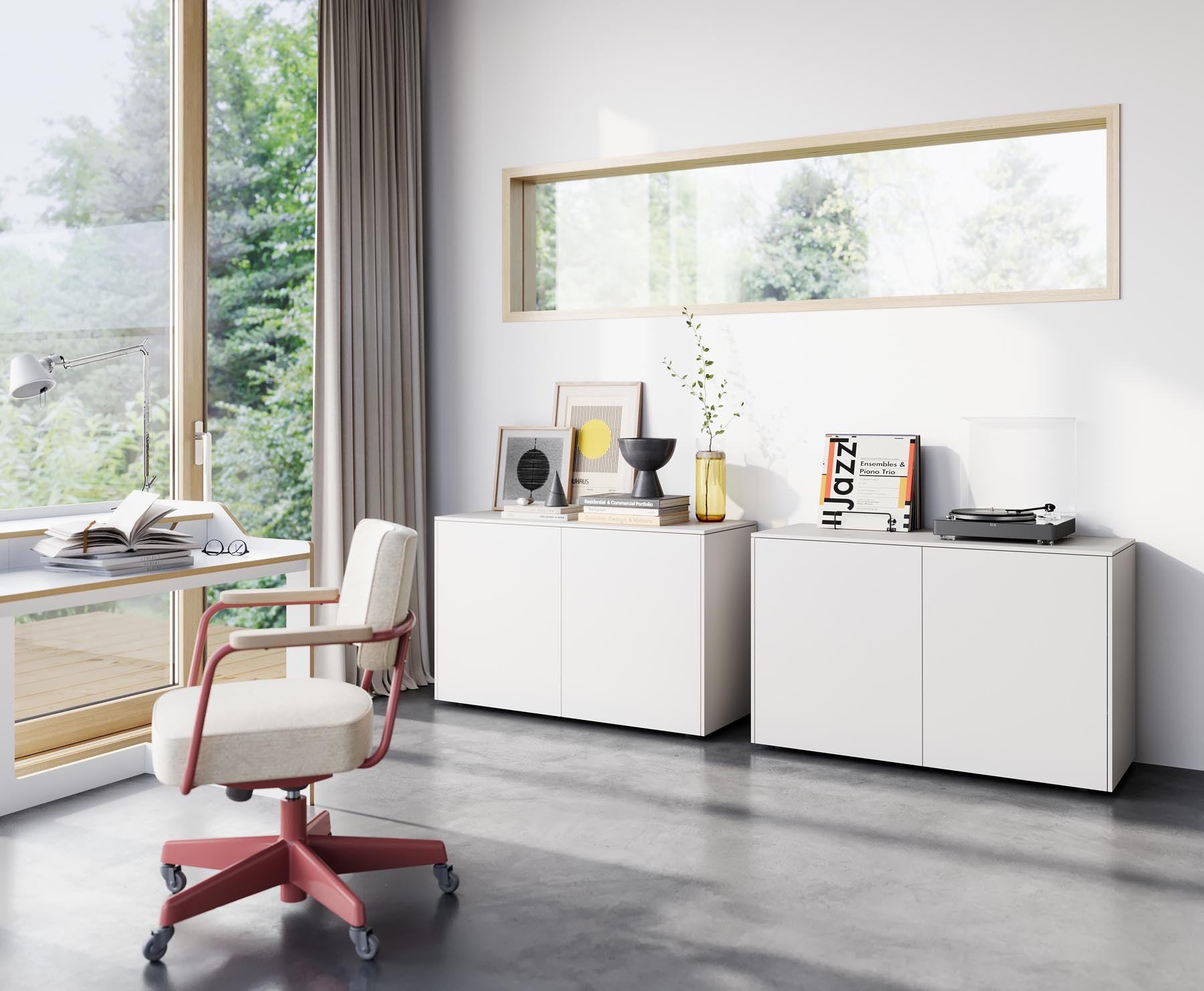 Aventa Sideboard V11 in Weiss präsentiert im Onlineshop von KAQTU Design AG. Sideboard ist von Müller Möbelwerkstätten