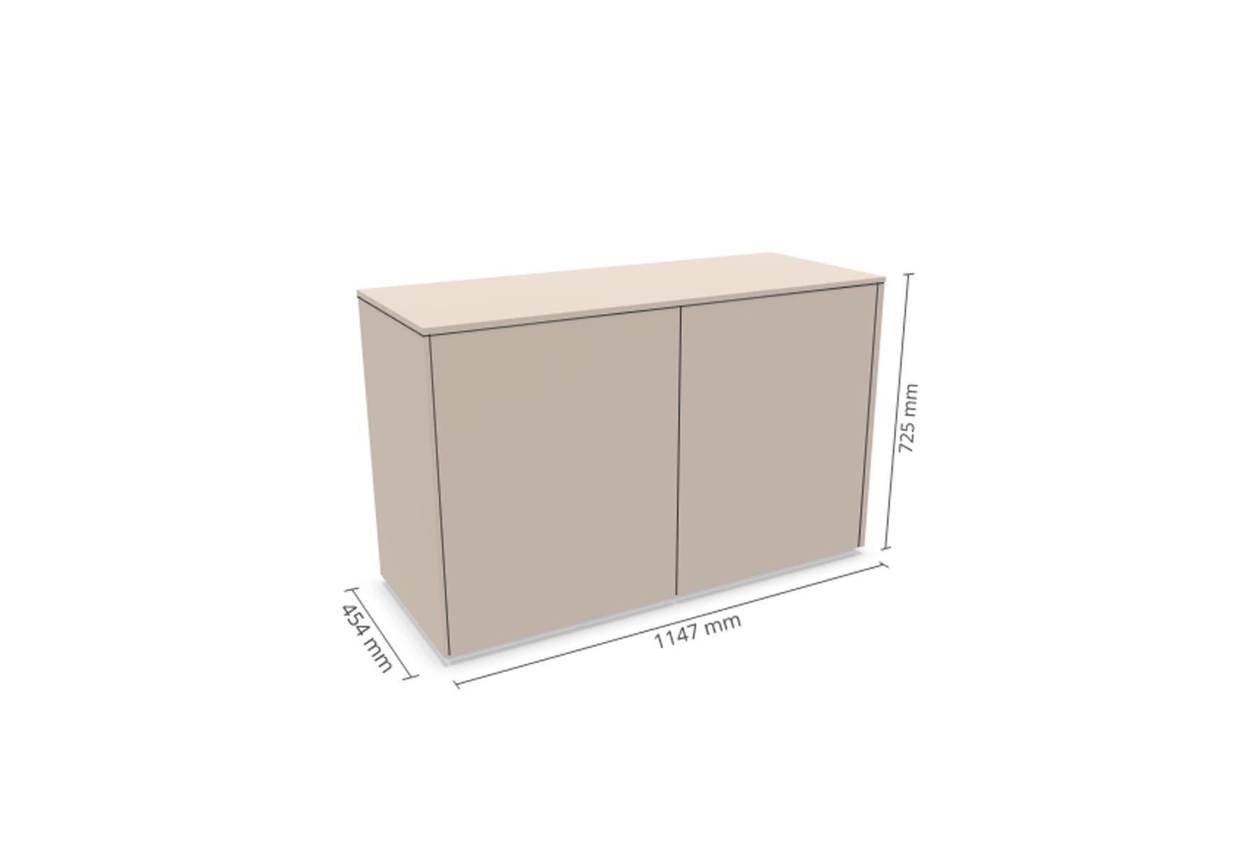 Aventa Sideboard V11 in Kaschmirgrau präsentiert im Onlineshop von KAQTU Design AG. Sideboard ist von Müller Möbelwerkstätten