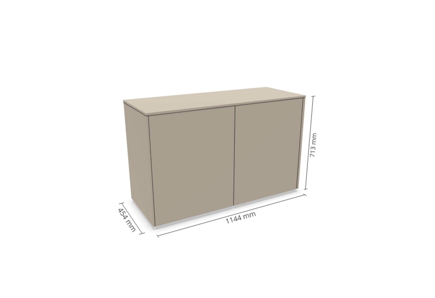 Aventa Sideboard V11 in Steingrau präsentiert im Onlineshop von KAQTU Design AG. Sideboard ist von Müller Möbelwerkstätten