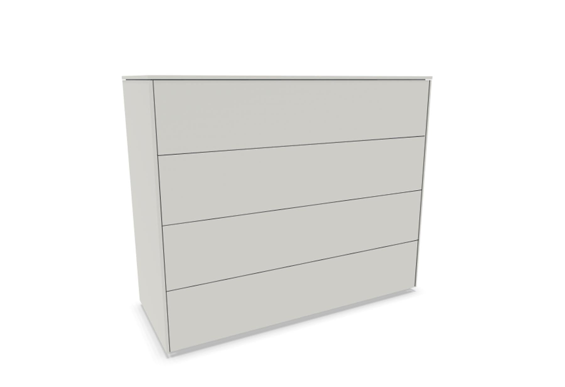 Aventa Sideboard V2 in Weiss präsentiert im Onlineshop von KAQTU Design AG. Sideboard ist von Müller Möbelwerkstätten