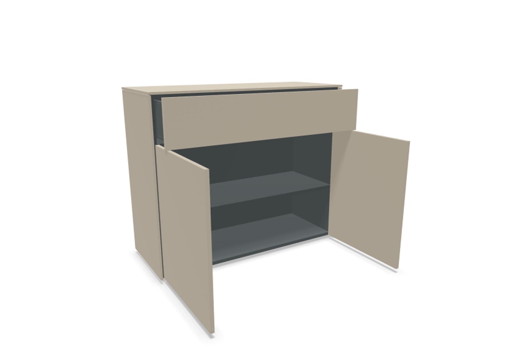 Aventa Sideboard V3 in Steingrau präsentiert im Onlineshop von KAQTU Design AG. Sideboard ist von Müller Möbelwerkstätten