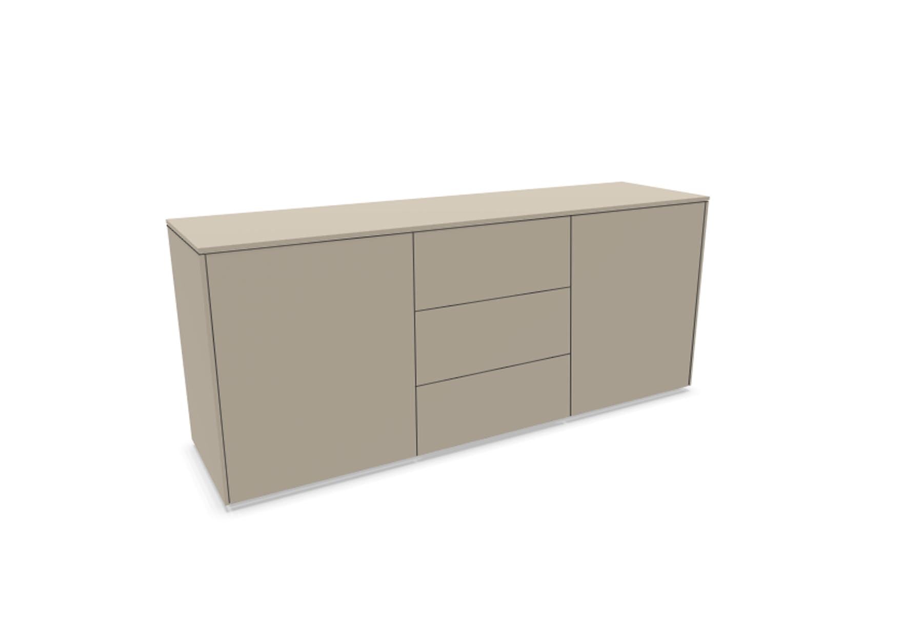 Aventa Sideboard V5 in Steingrau präsentiert im Onlineshop von KAQTU Design AG. Sideboard ist von Müller Möbelwerkstätten