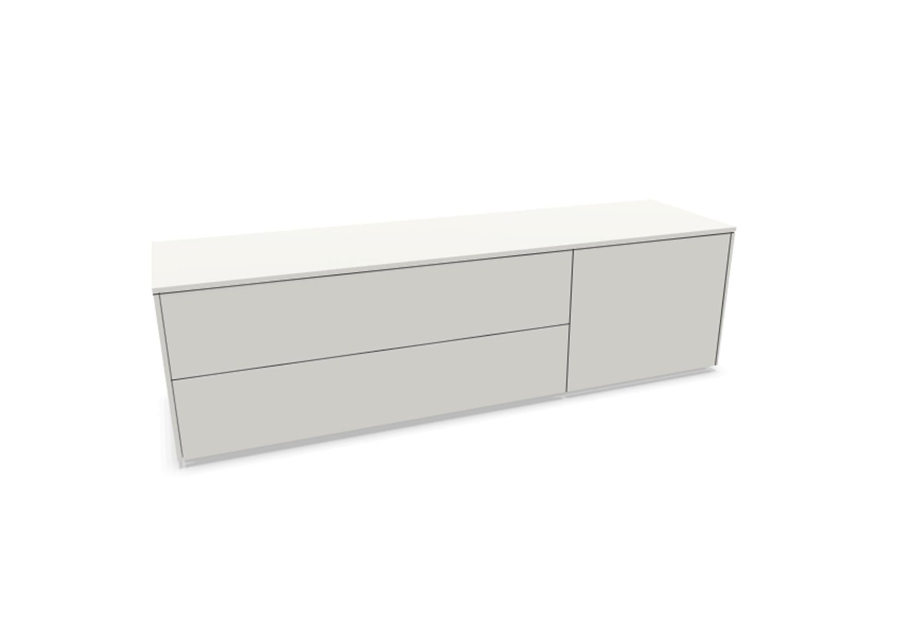 Aventa Sideboard V6 in Weiss präsentiert im Onlineshop von KAQTU Design AG. Sideboard ist von Müller Möbelwerkstätten