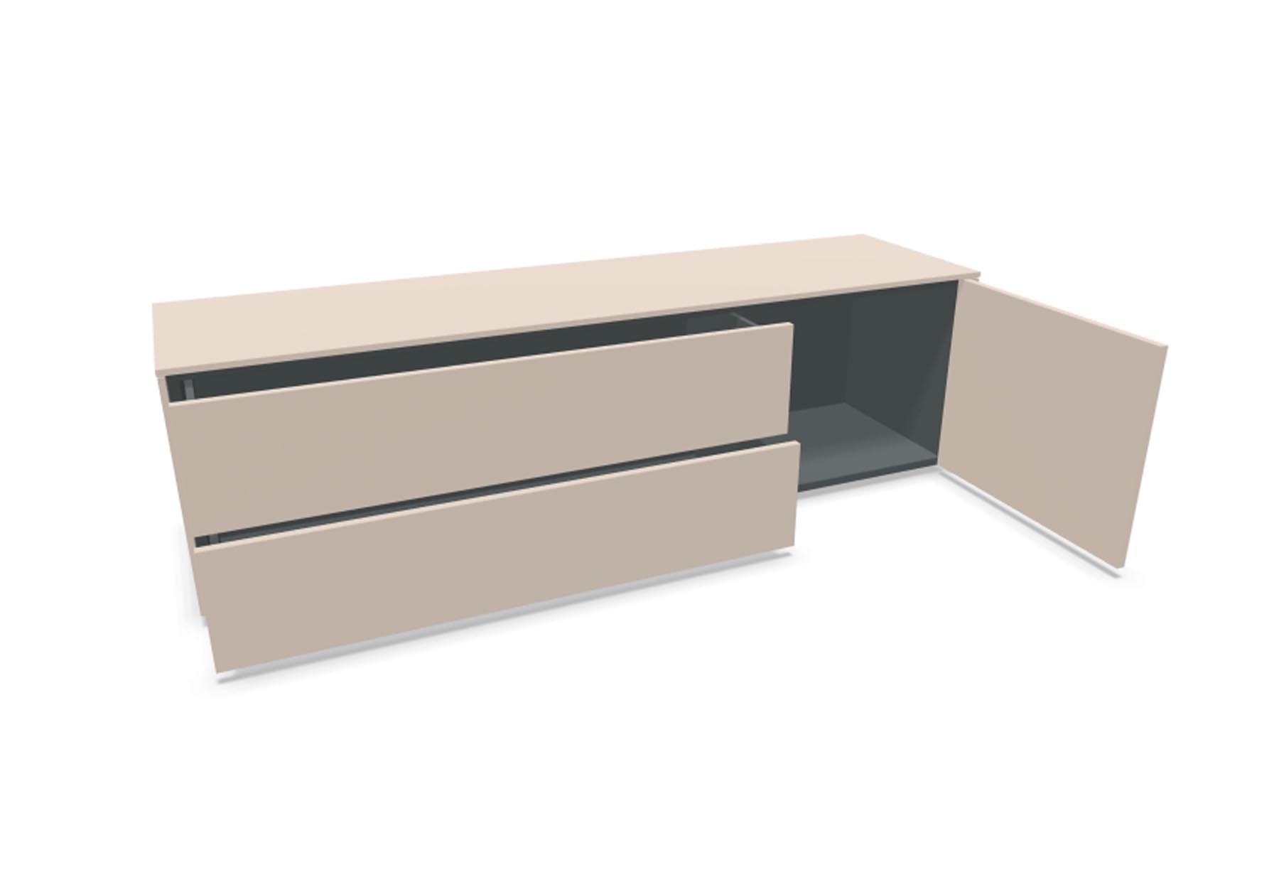 Aventa Sideboard V6 in Kaschmirgrau präsentiert im Onlineshop von KAQTU Design AG. Sideboard ist von Müller Möbelwerkstätten