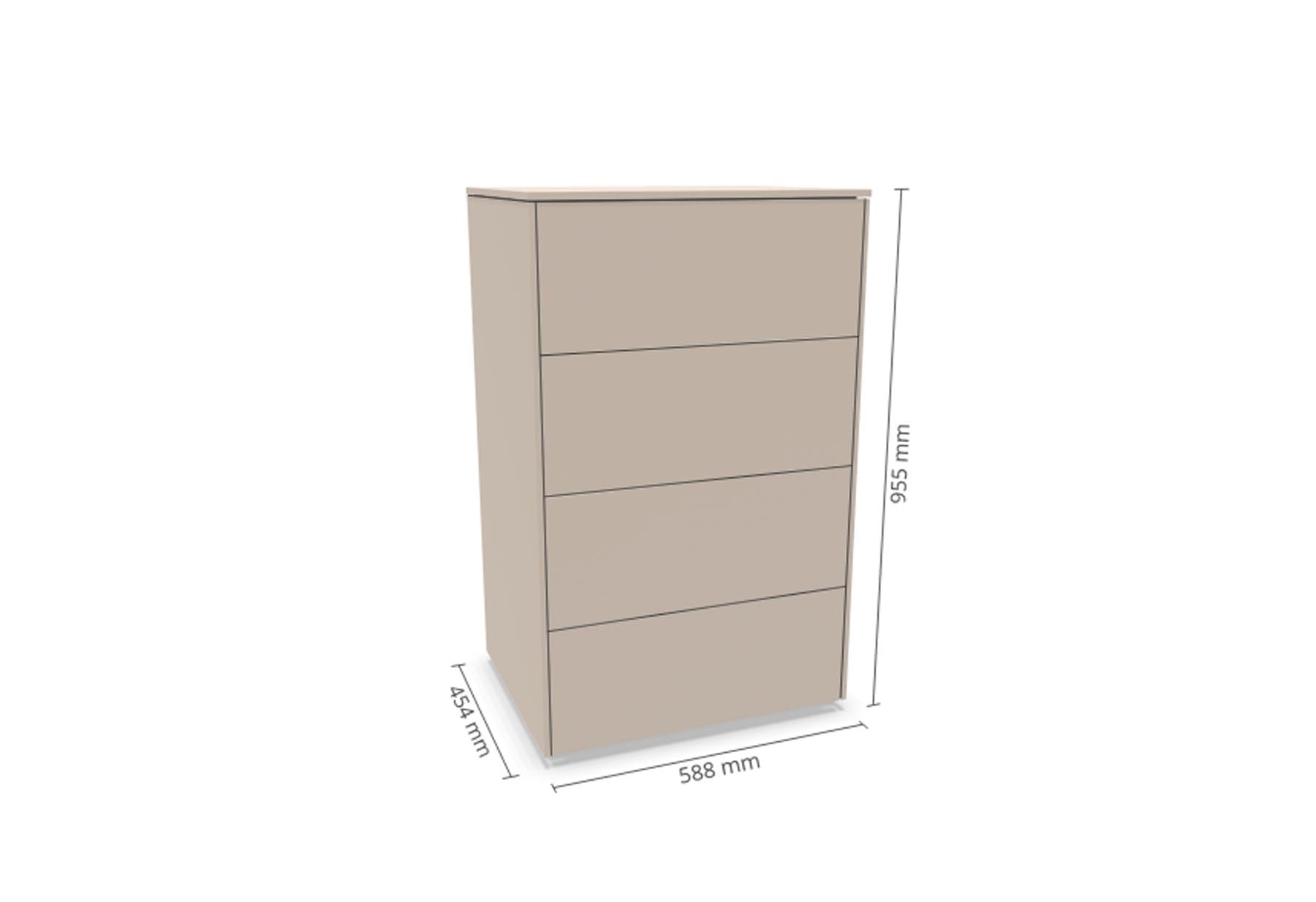 Aventa Sideboard V7 in Kaschmirgrau präsentiert im Onlineshop von KAQTU Design AG. Sideboard ist von Müller Möbelwerkstätten