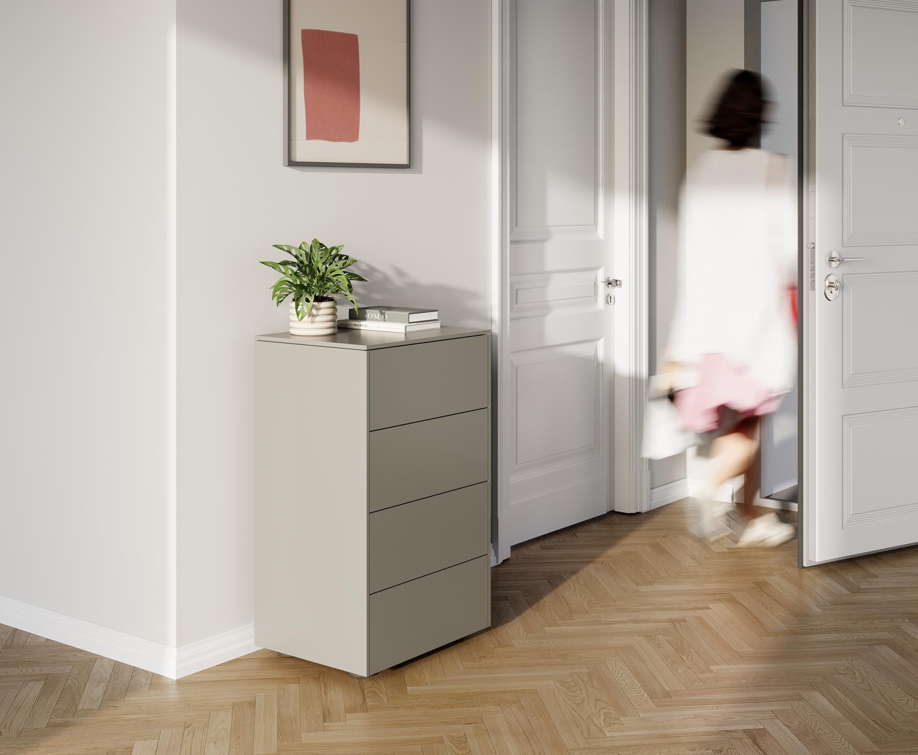 Aventa Sideboard V7 in Steingrau präsentiert im Onlineshop von KAQTU Design AG. Sideboard ist von Müller Möbelwerkstätten