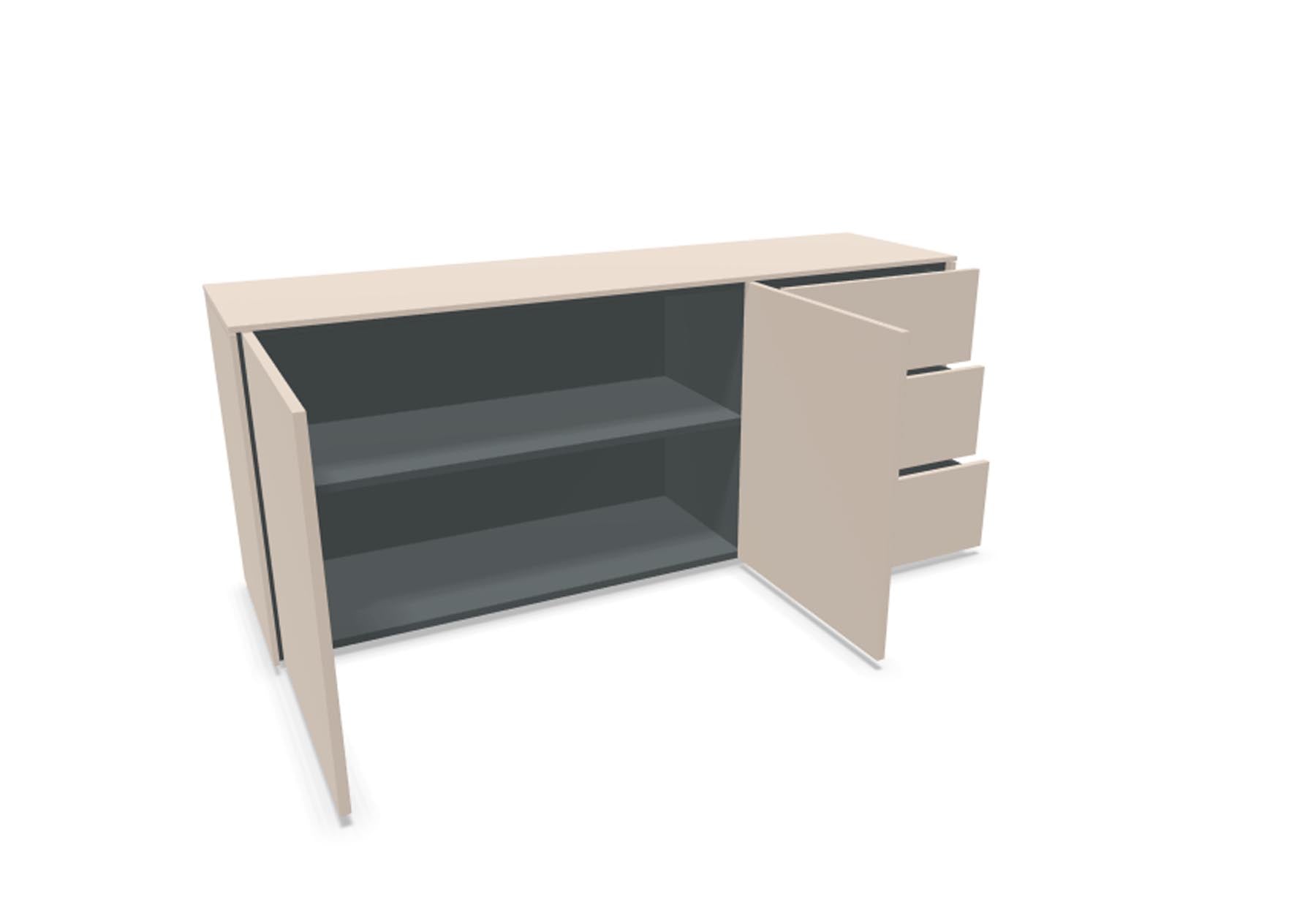 Aventa Sideboard V9 in Kaschmirgrau präsentiert im Onlineshop von KAQTU Design AG. Sideboard ist von Müller Möbelwerkstätten