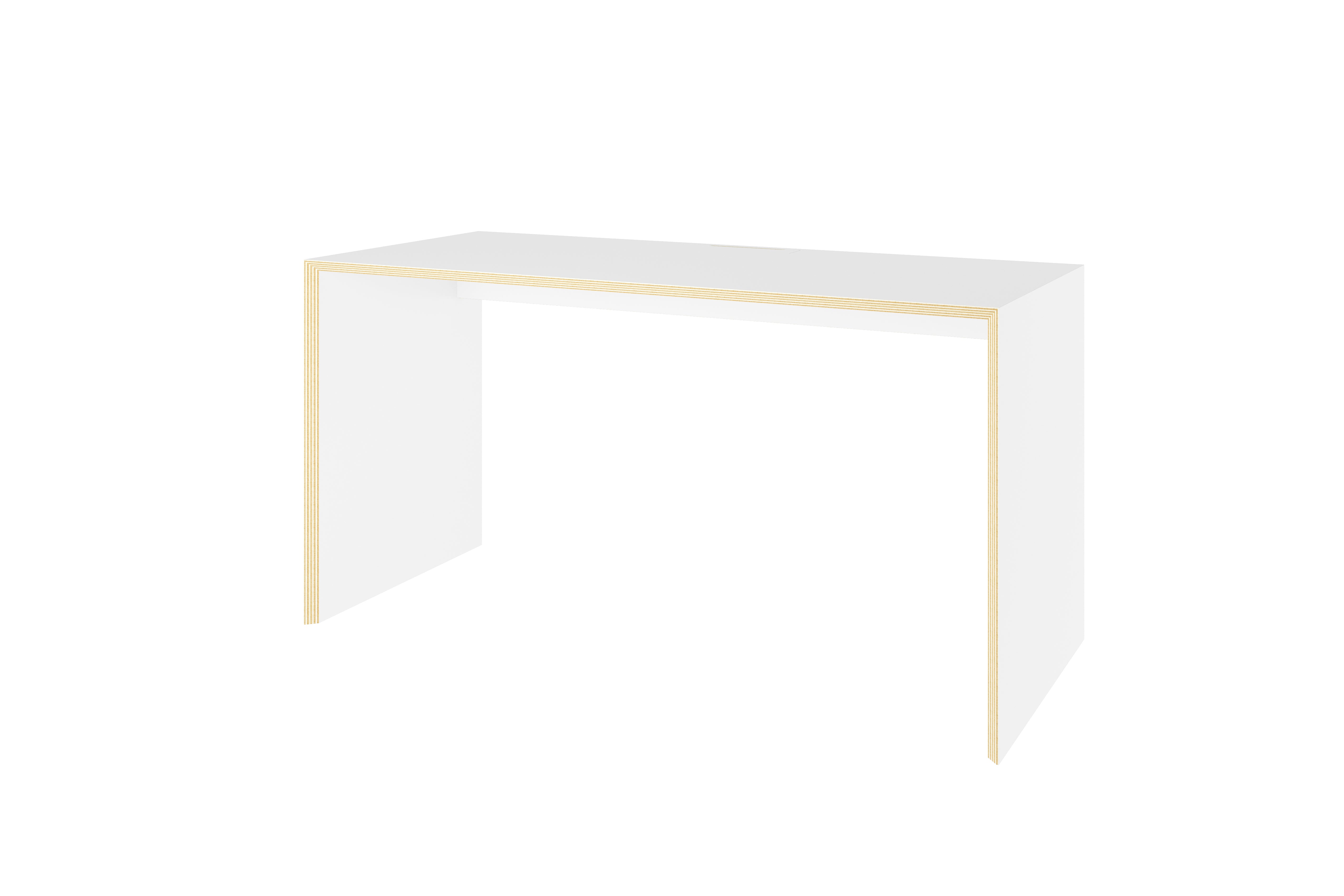 Bridge Schreibtisch in Weiss präsentiert im Onlineshop von KAQTU Design AG. Schreibtisch ist von Müller Möbelwerkstätten