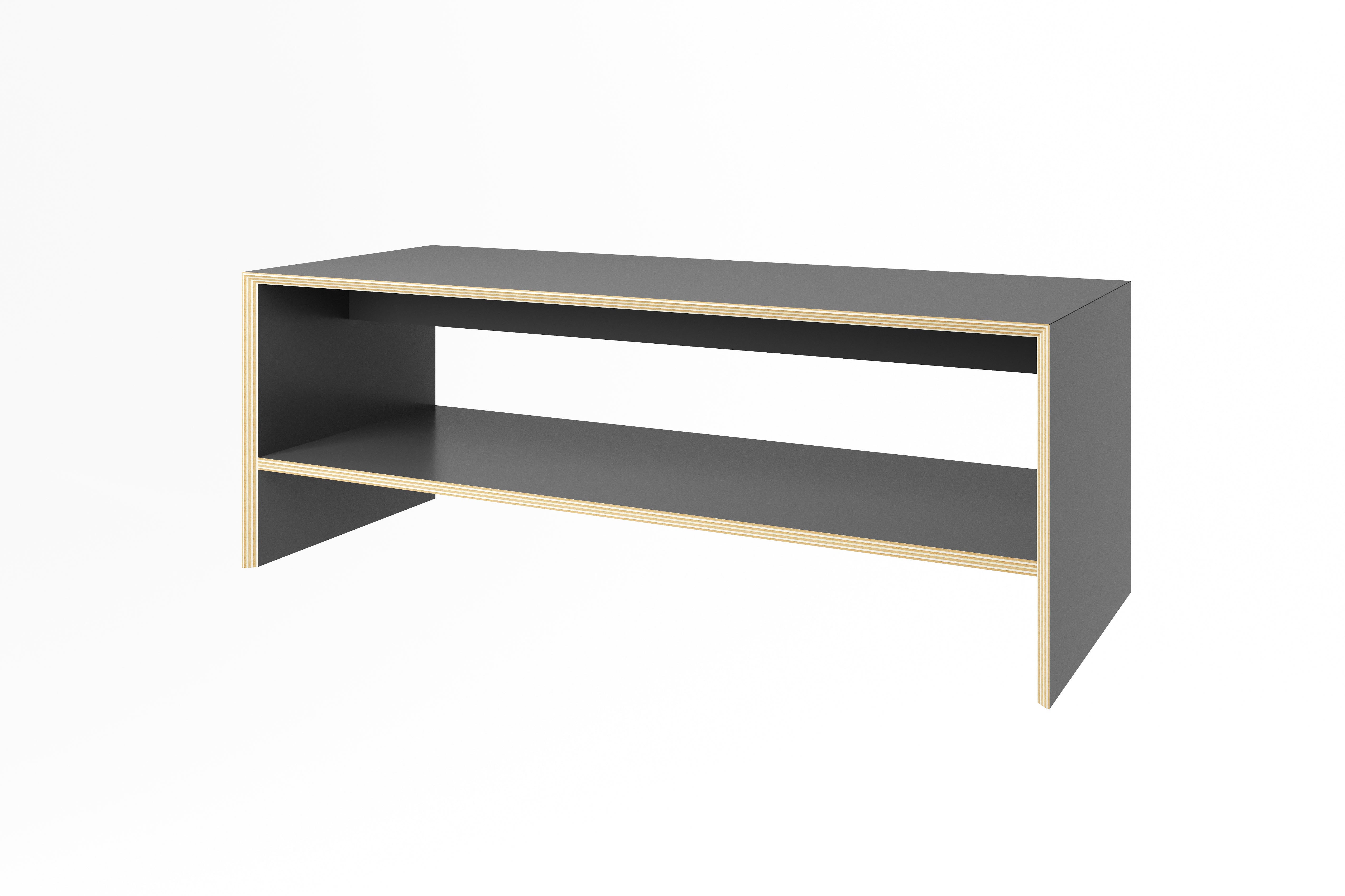 Bridge Bank in Anthrazit präsentiert im Onlineshop von KAQTU Design AG. Sitzbank ist von Müller Möbelwerkstätten