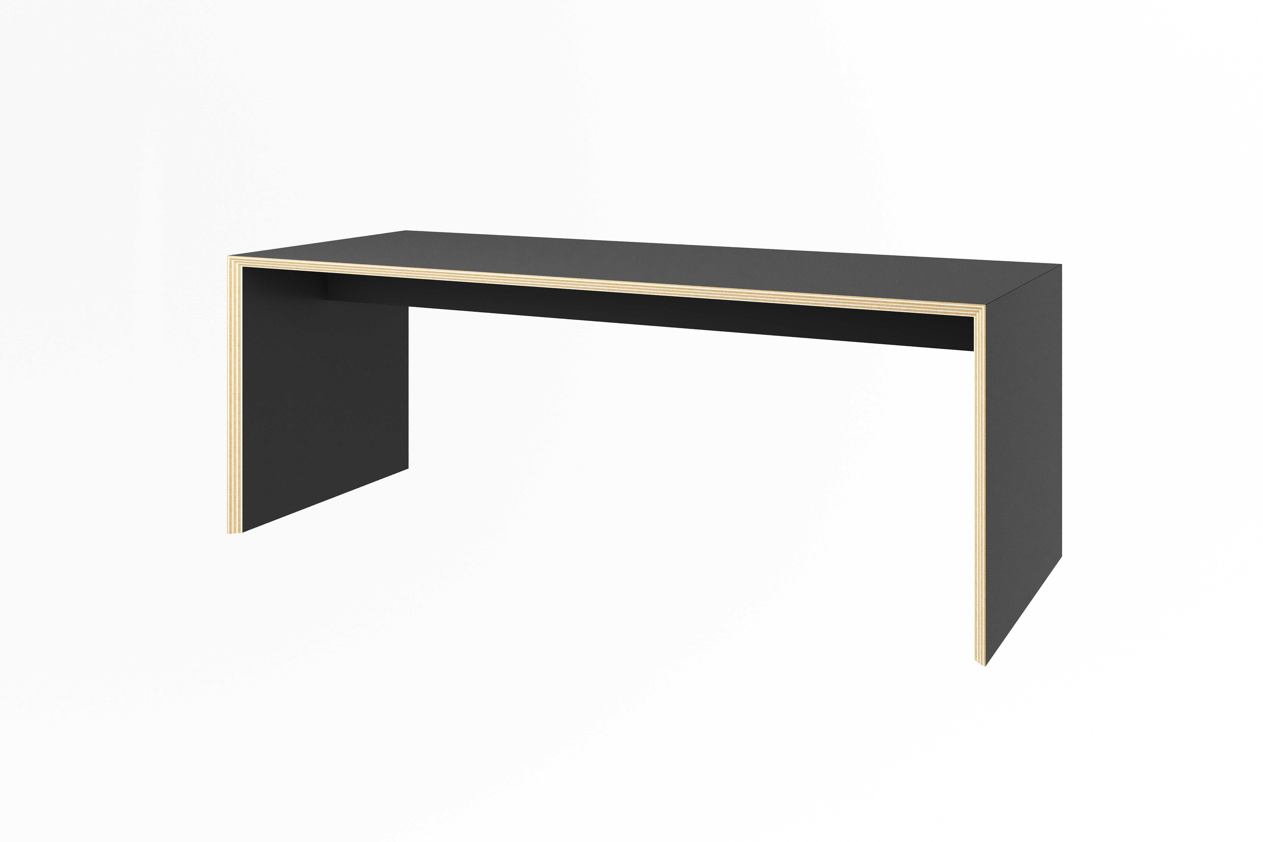 Bridge Bank in Schwarz matt präsentiert im Onlineshop von KAQTU Design AG. Sitzbank ist von Müller Möbelwerkstätten