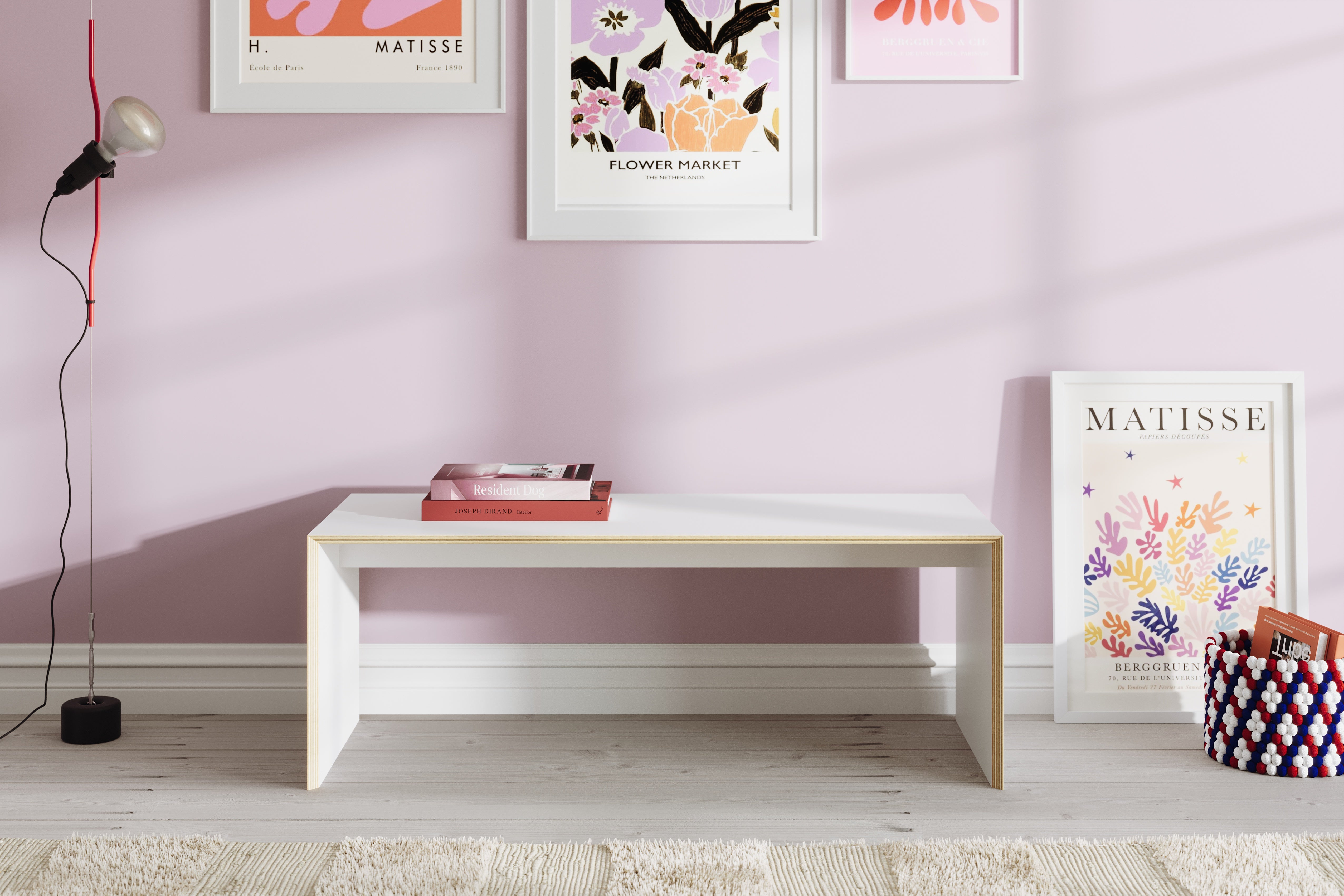 Bridge Bank in Weiss präsentiert im Onlineshop von KAQTU Design AG. Sitzbank ist von Müller Möbelwerkstätten