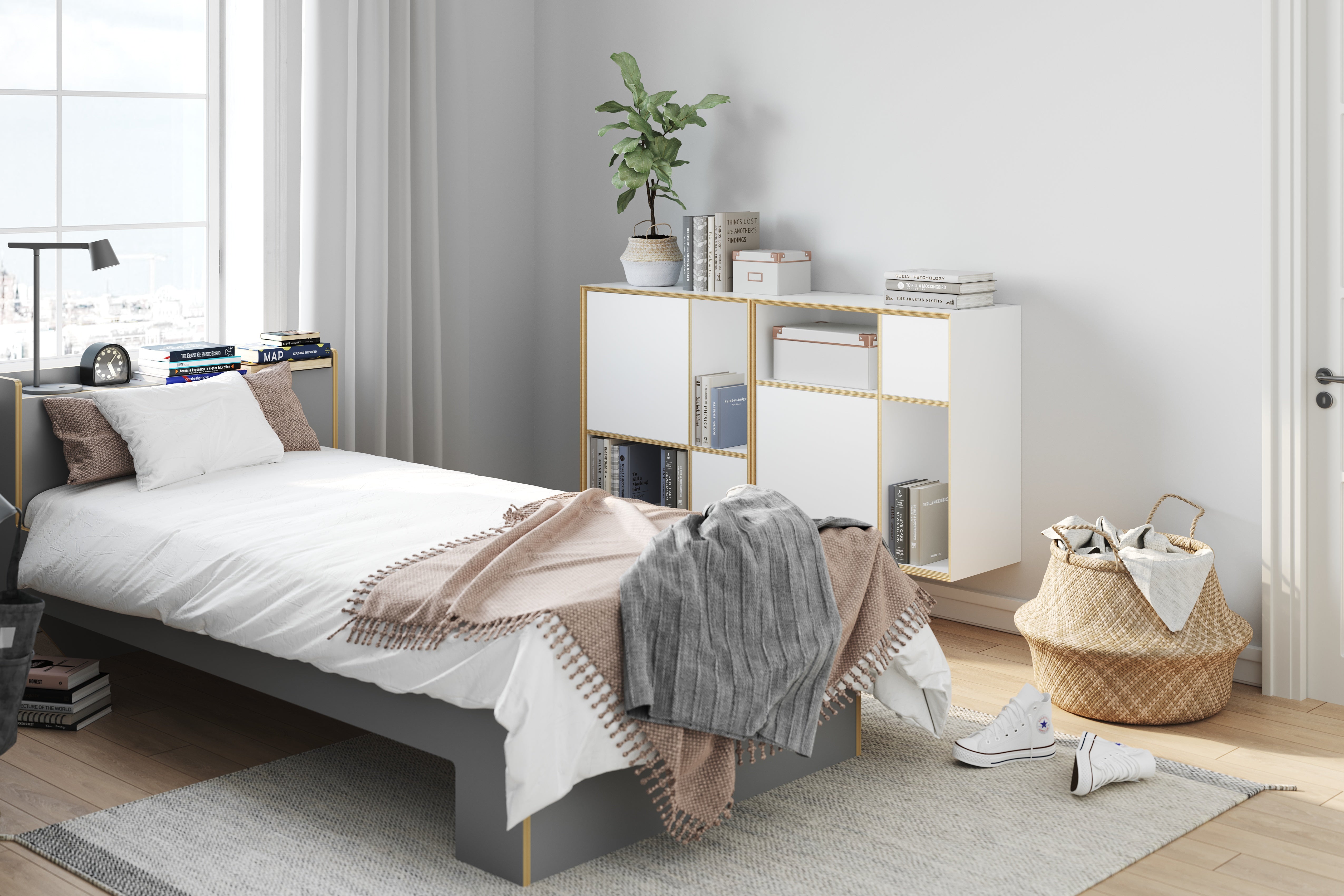 Vertiko Kombination 3 in Weiss präsentiert im Onlineshop von KAQTU Design AG. Kommode ist von Müller Möbelwerkstätten