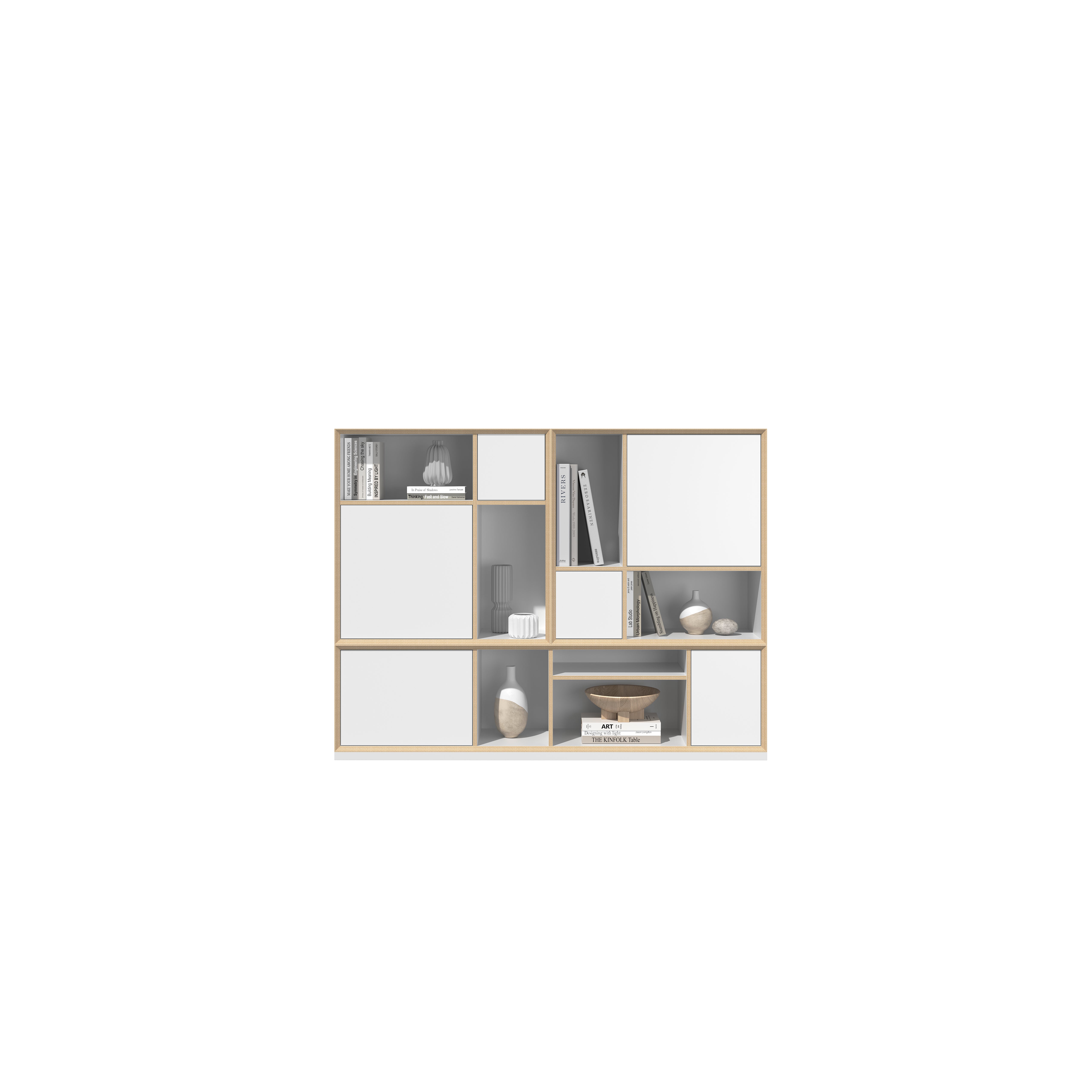 Vertiko Kombination 13 in Weiss präsentiert im Onlineshop von KAQTU Design AG. Kommode ist von Müller Möbelwerkstätten