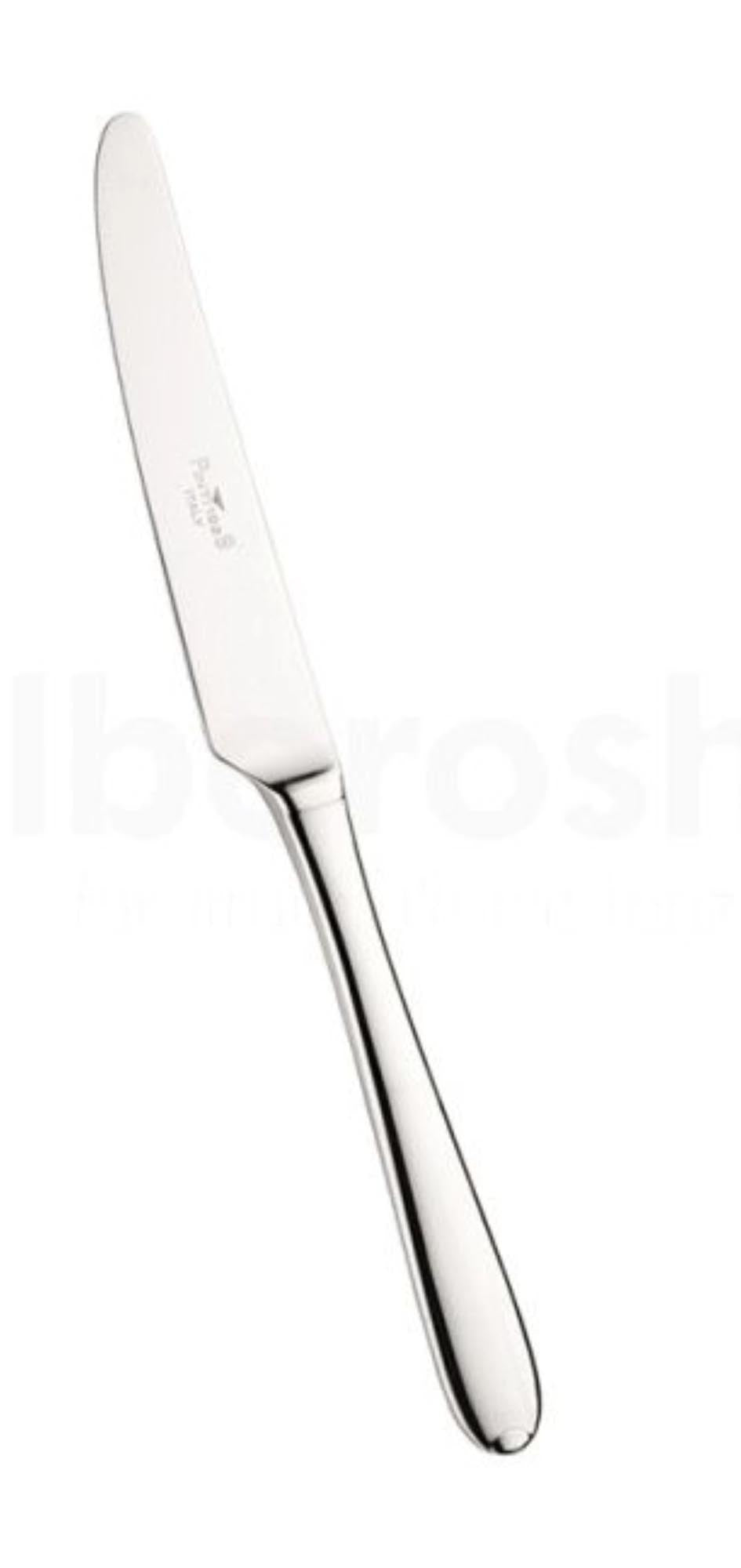 Palladium Dessertmesser in Silber präsentiert im Onlineshop von KAQTU Design AG. Besteck ist von Pintinox