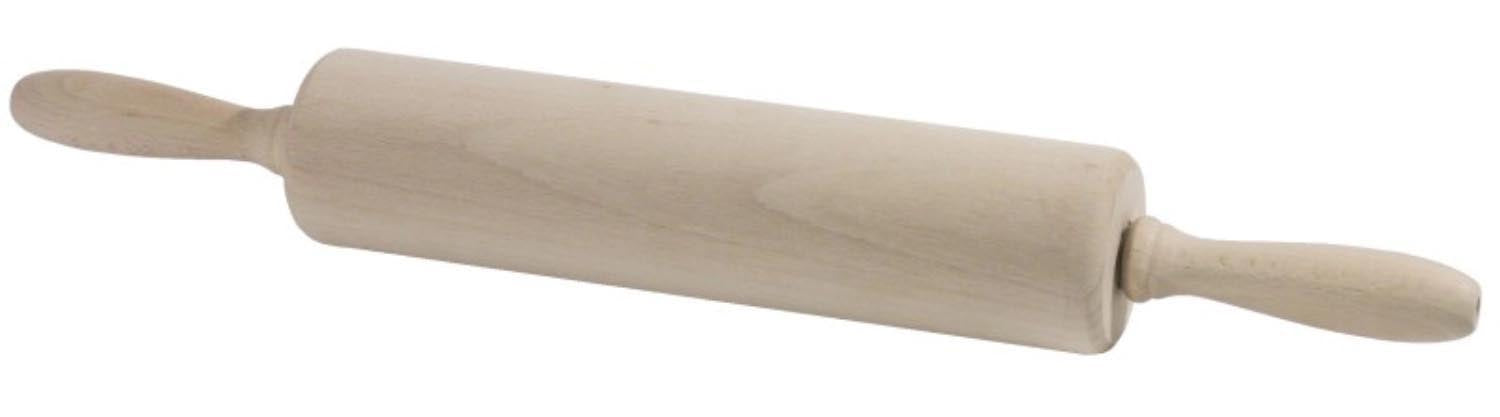 Teigroller 25 cm Buchenholz in Braun präsentiert im Onlineshop von KAQTU Design AG. Backutensilien ist von Contacto