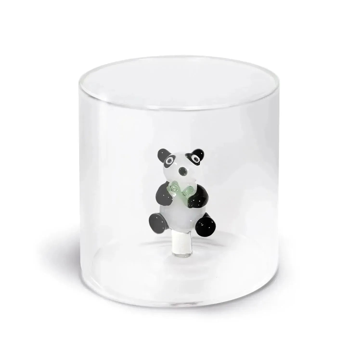 Glas aus Borosilikat 250ml Panda in Transparent präsentiert im Onlineshop von KAQTU Design AG. Glas ist von Easy Life