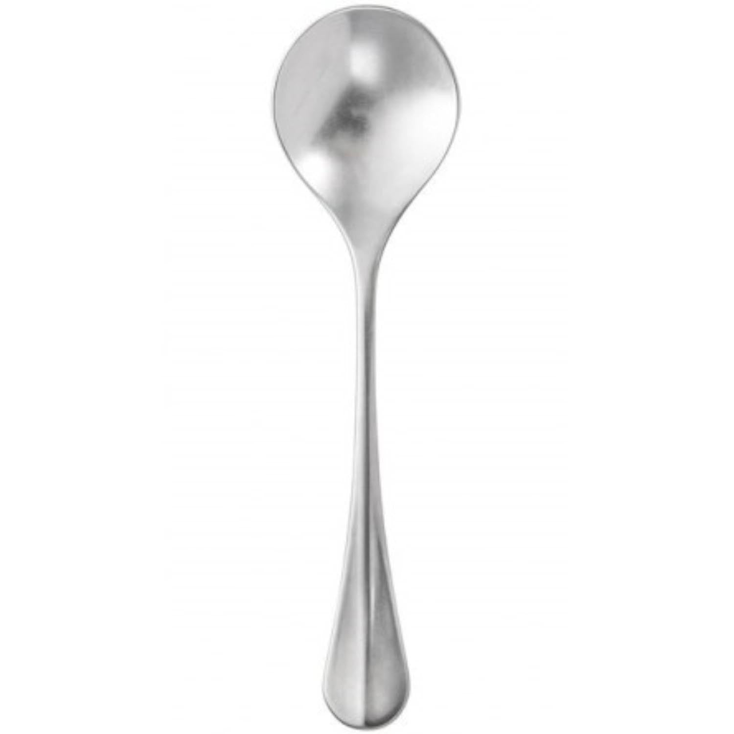 Baguette Vintage Kaffeelöffel in Silber präsentiert im Onlineshop von KAQTU Design AG. Besteck ist von Abert