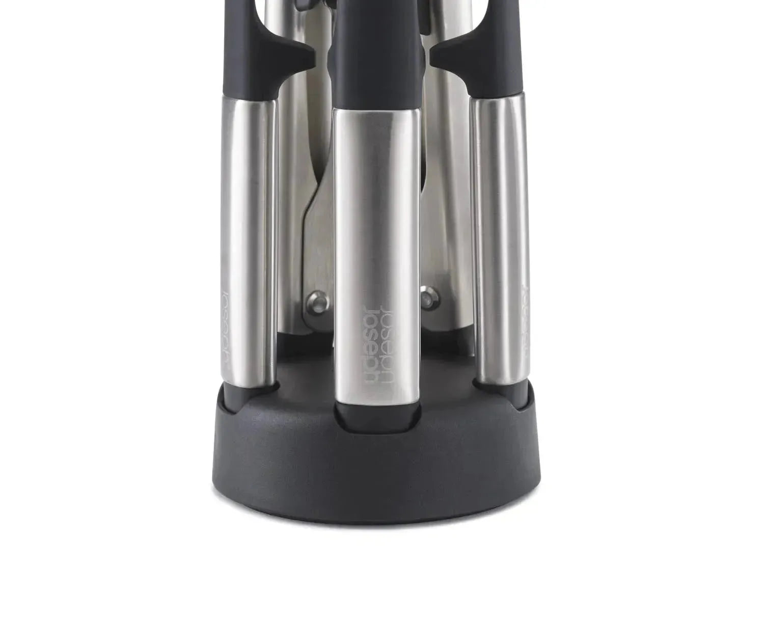 Modernes 5-teiliges Küchenutensilien-Set aus Silikon mit praktischem Ständer, perfekt für sauberes und effizientes Kochen.