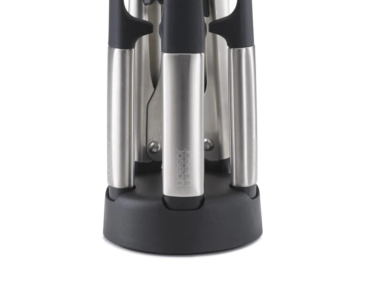 Modernes 5-teiliges Küchenutensilien-Set aus Silikon mit praktischem Ständer, perfekt für sauberes und effizientes Kochen.