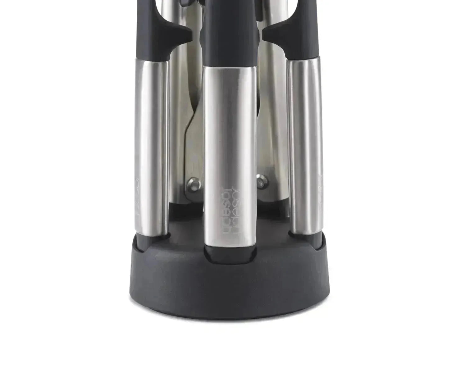 Modernes 5-teiliges Küchenutensilien-Set aus Silikon mit praktischem Ständer, perfekt für sauberes und effizientes Kochen.