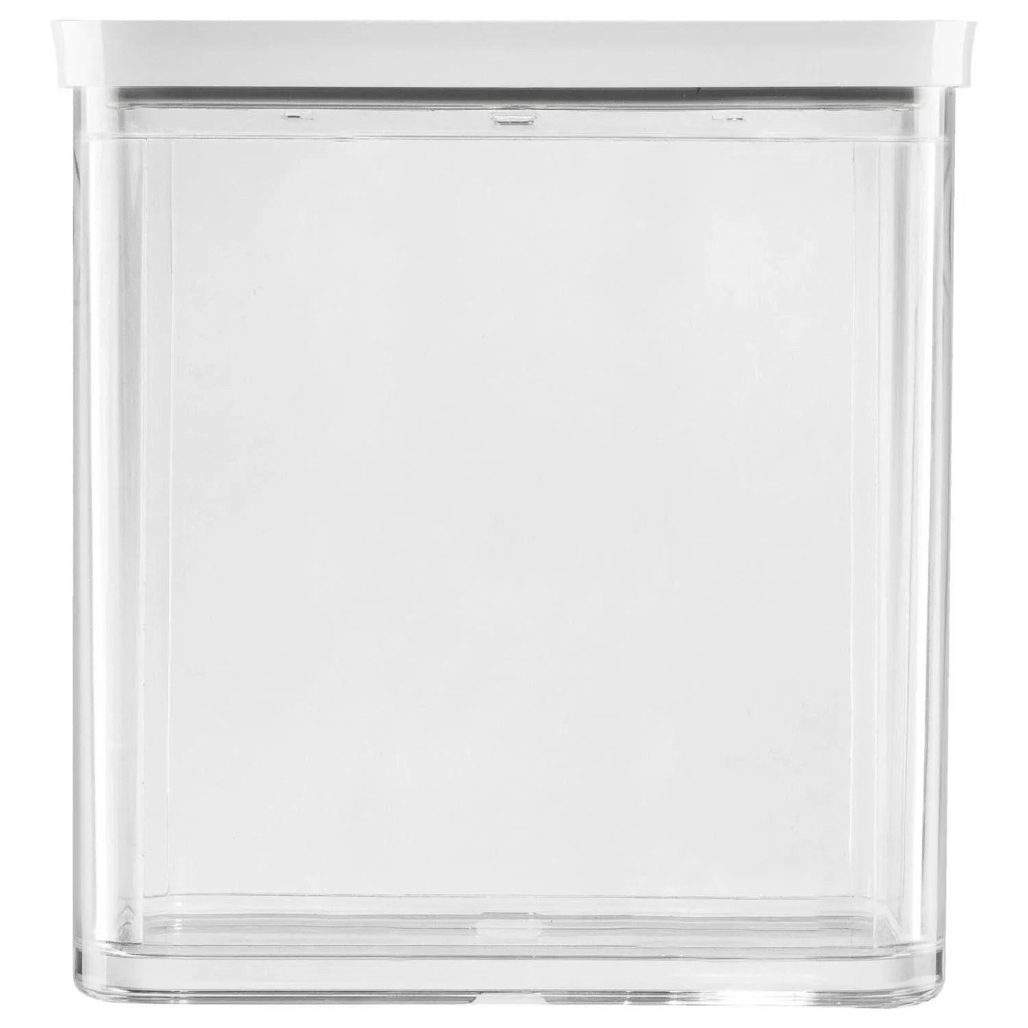 Praktische Cube Box von Zwilling, 3M, 22.8x21.4x10.7cm, 2.9l, transparent-weiß, ideal zur Aufbewahrung und Organisation von Gegenständen.
