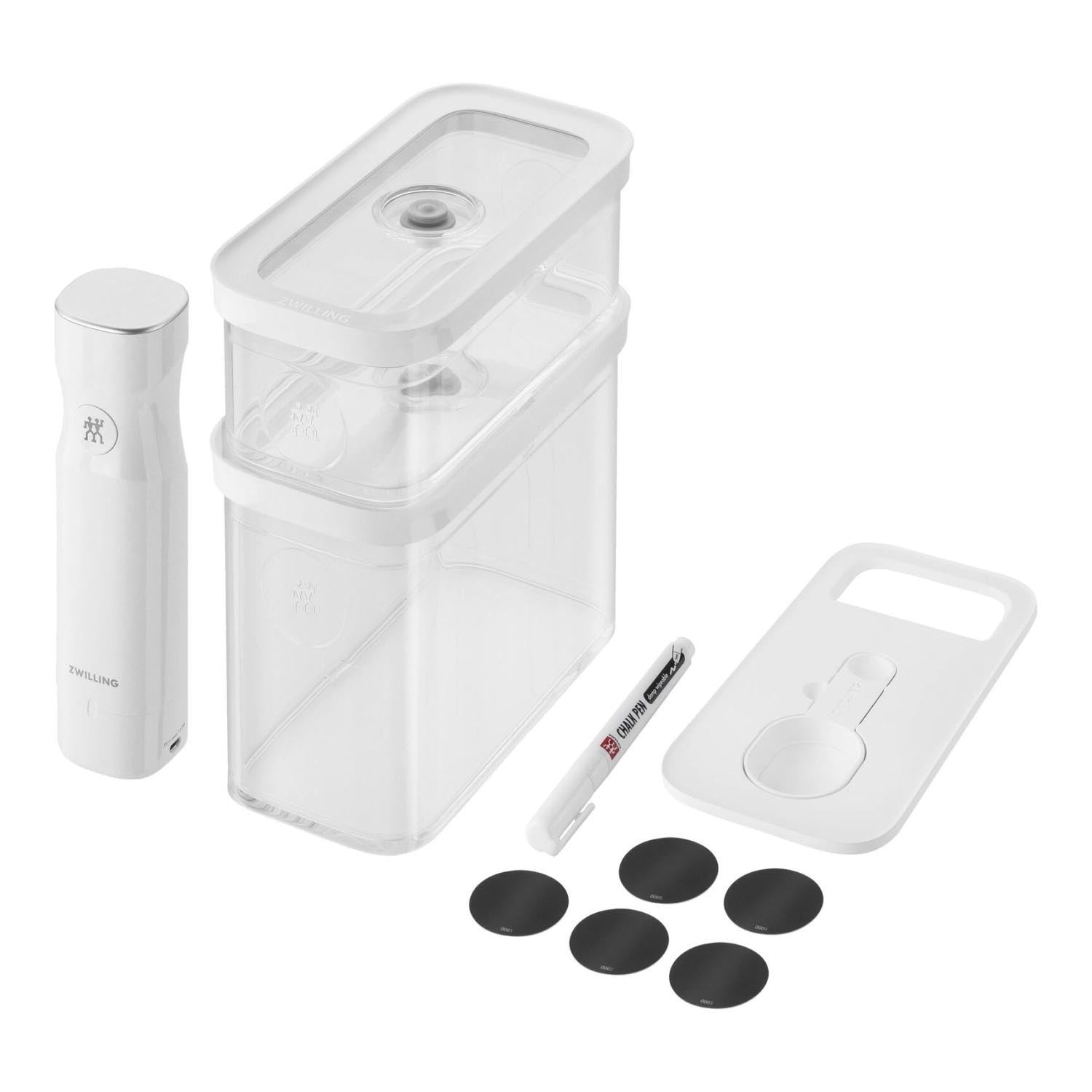6tlg. Fresh & Save CUBE Starter Set M in Transparent präsentiert im Onlineshop von KAQTU Design AG. Aufbewahrungsbeutel ist von Zwilling