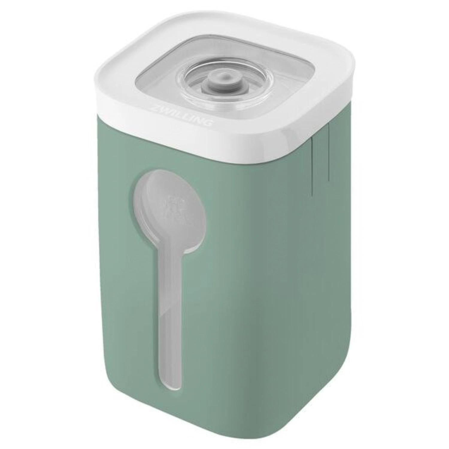 Eleganter Cube Cover 2S in Salbei von Zwilling, ideal für stilvolle Aufbewahrung und Organisation in Ihrer Küche.
