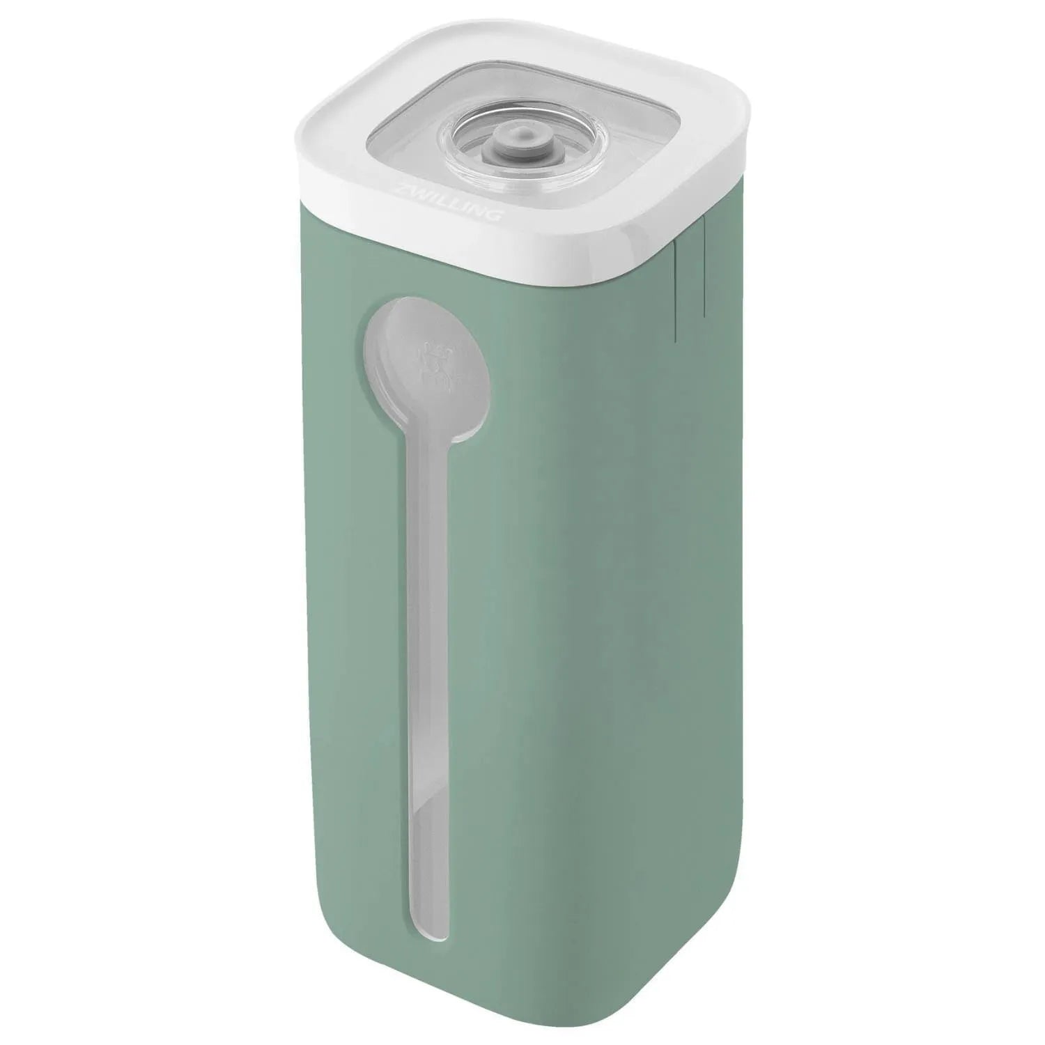 Eleganter Cube Cover 3S in Salbei von Zwilling, ideal für stilvolle Aufbewahrung und Organisation in Ihrer Küche.