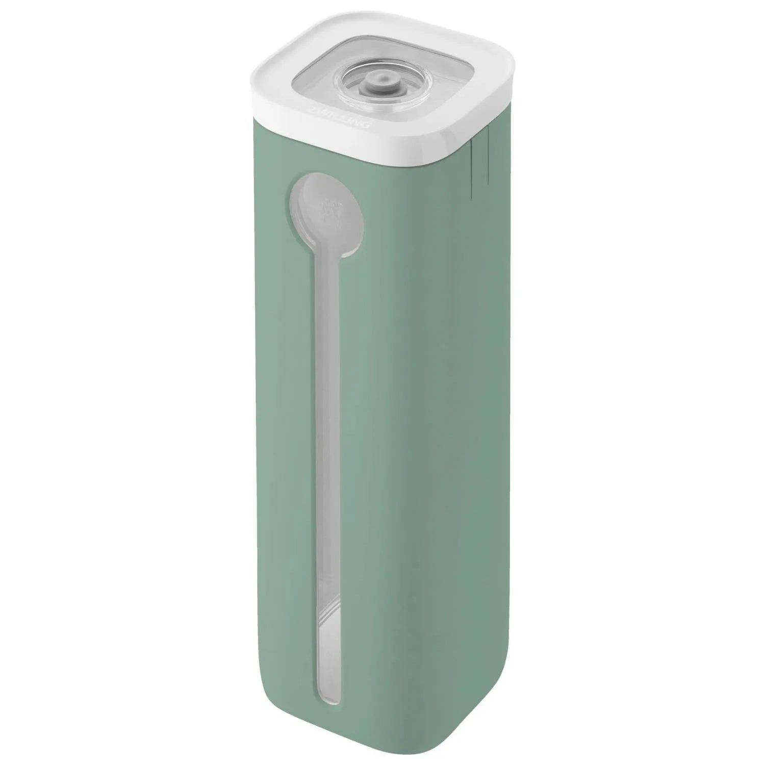 Eleganter Cube Cover 4S in Salbei von Zwilling, ideal für stilvolle Aufbewahrung und Organisation in Ihrer Küche.