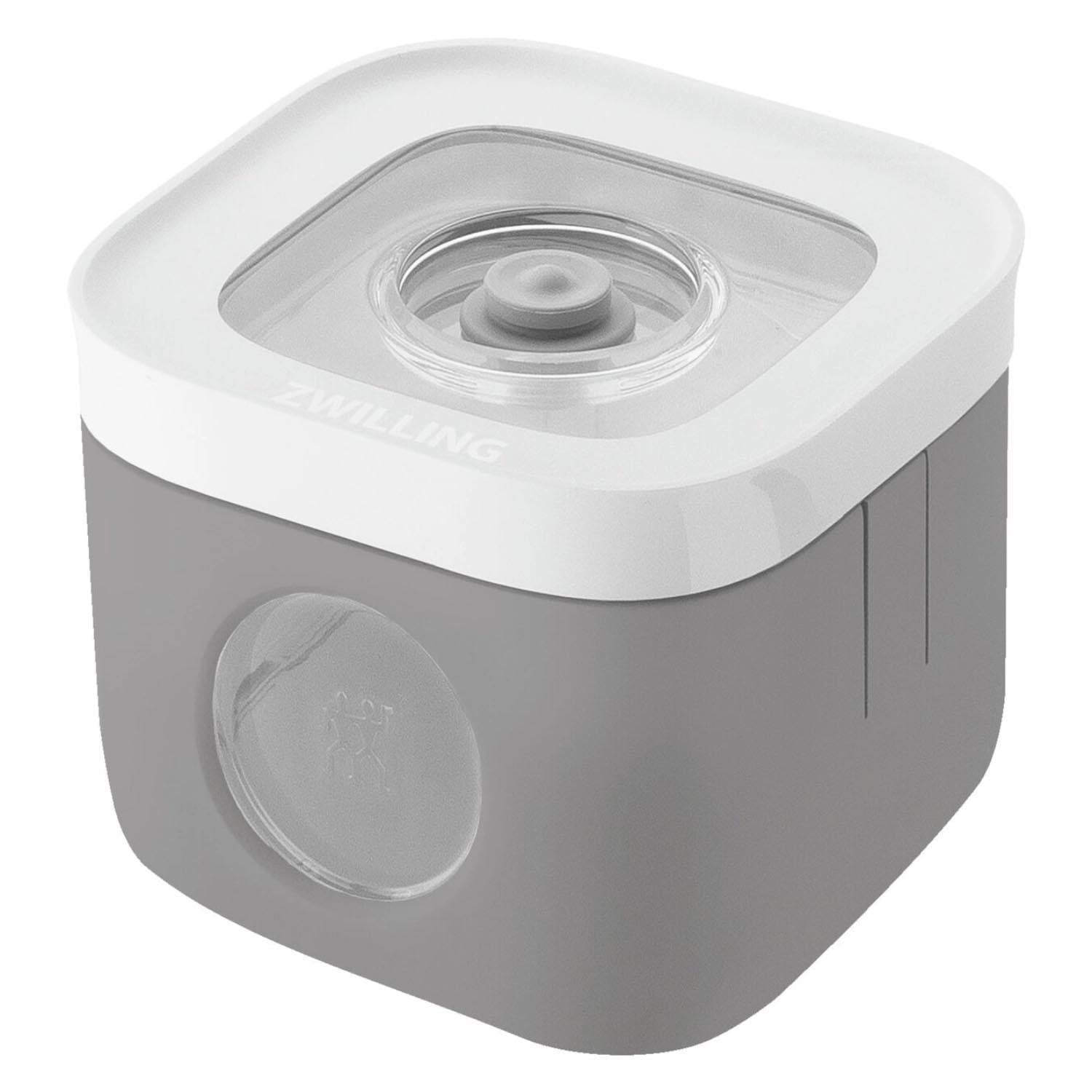 Praktische graue Schutzhülle Cube Cover S von Zwilling, ideal für die sichere Aufbewahrung und den Schutz Ihrer Küchenutensilien.