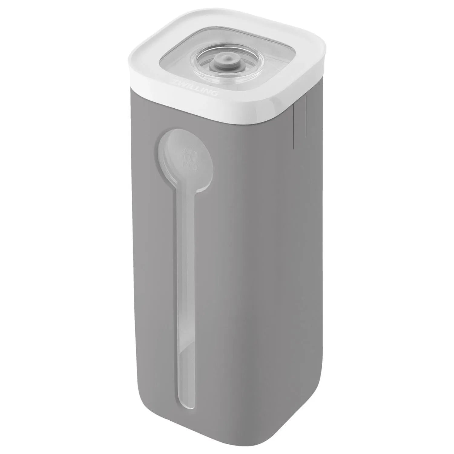 Das Cube Cover 3S von Zwilling in Grau bietet stilvollen Schutz für Ihre Messer. Modernes Design trifft auf praktische Funktionalität.