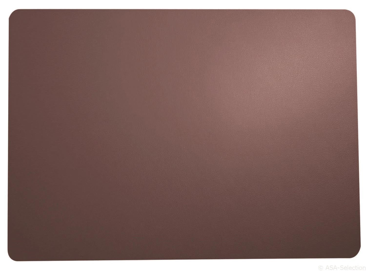 PVC Lederoptik Tischset 33x46cm fine plum in Violett präsentiert im Onlineshop von KAQTU Design AG. Tischset ist von ASA Selection
